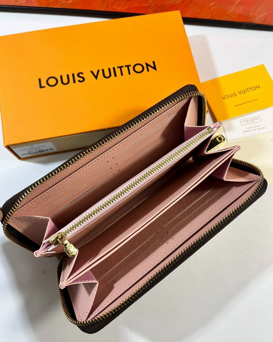 VÍ NỮ DÀI HỌA TIẾT LIMITED LV LOUIS VUITTON ZIPPY WALLET MONOGRAM CANVAS WALLETS AND SMALL LEATHER GOODS M81630 6
