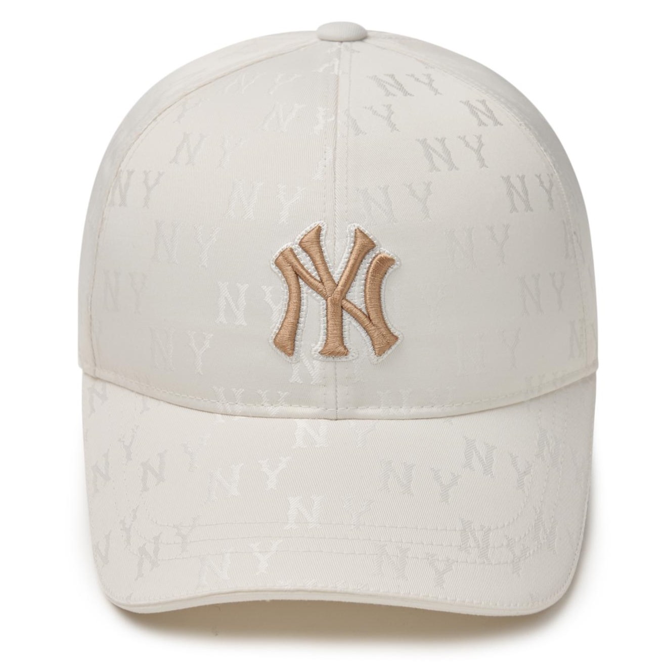 NÓN KẾT UNISEX MLB CLASSIC MONOGRAM STRUCTURED BALL CAP NEW YORK YANKEES BEIGE 3ACPM014N-50CRS 1