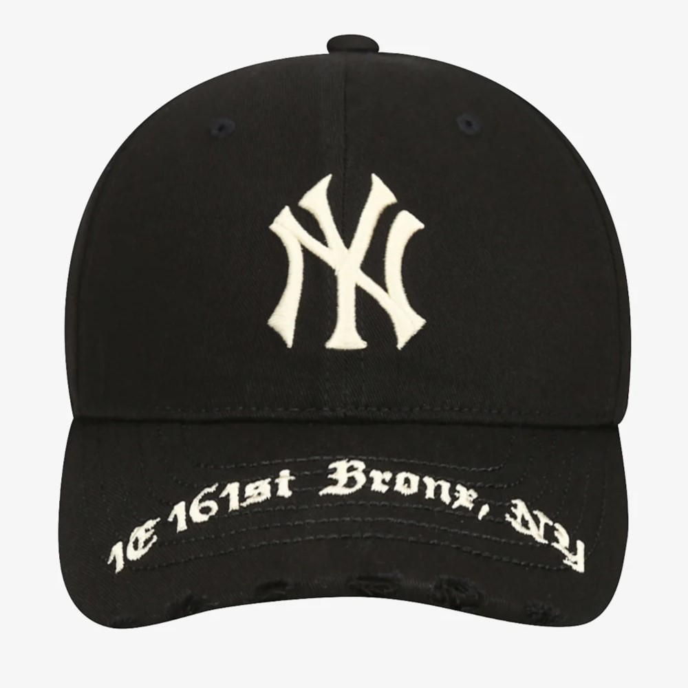 NÓN LƯỠI TRAI UNISEX NY MLB GOTHIC ADDRESS STRUCTURE BALL CAP NEW YORK YANKEES BLACK 32CPKP111-50L 5