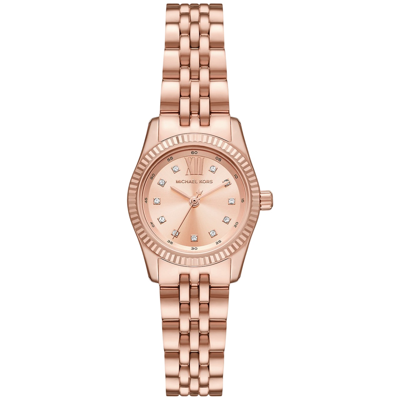 Đồng hồ đeo tay MK nữ Michael Kors Petite Lexington Rose Gold-tone Pavé Watch MK4739 2