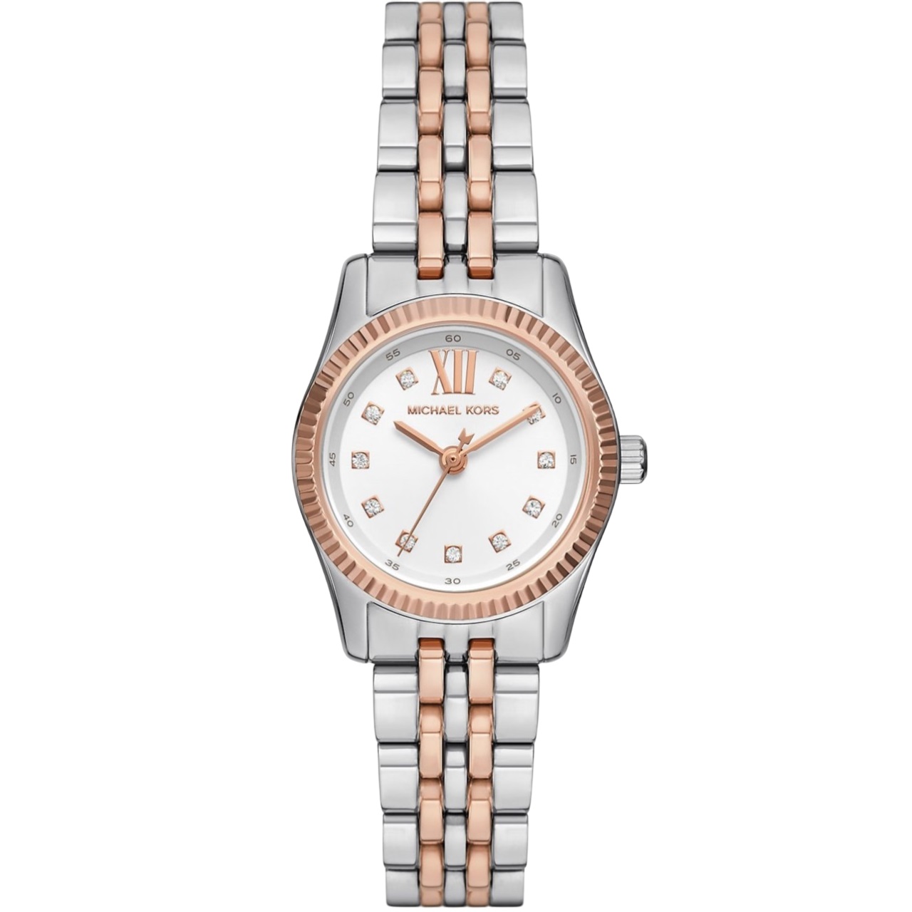 Đồng hồ đeo tay MK nữ Michael Kors Lexington Pavé Two-Tone Watch and Slider Bracelet Gift Set MK4817 4