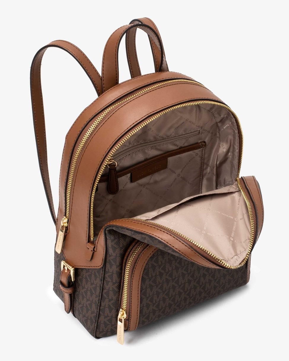 BALO NỮ HỌA TIẾT HÃNG MICHAEL KORS JAYCEE MEDIUM PEBBLED LEATHER MK SIGNATURE BACKPACK 16