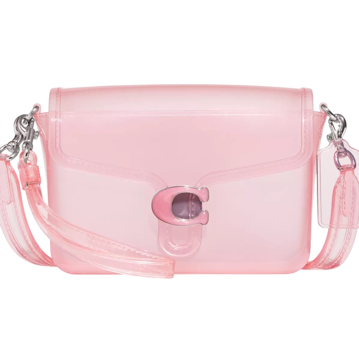 Túi đeo Coach nữ Jelly Tabby Silver Flower Pink CH748 8