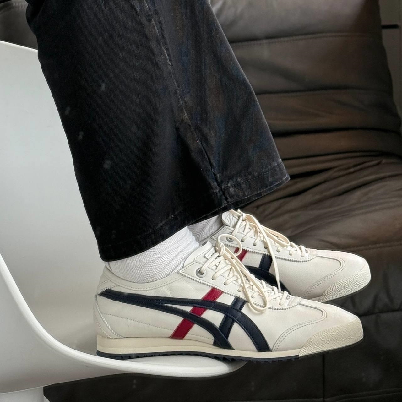 Giày thể thao Unisex Onitsuka Tiger Mexico 66 SD Cream Peacoat 1183A872-101 3