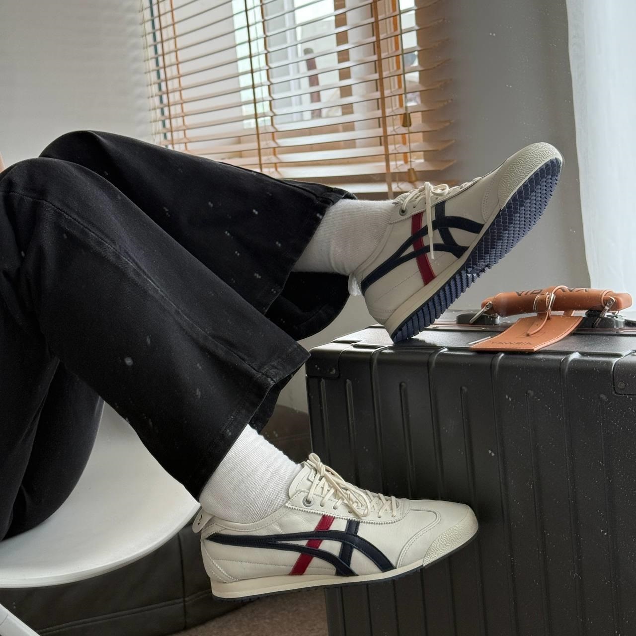 Giày thể thao Unisex Onitsuka Tiger Mexico 66 SD Cream Peacoat 1183A872-101 20