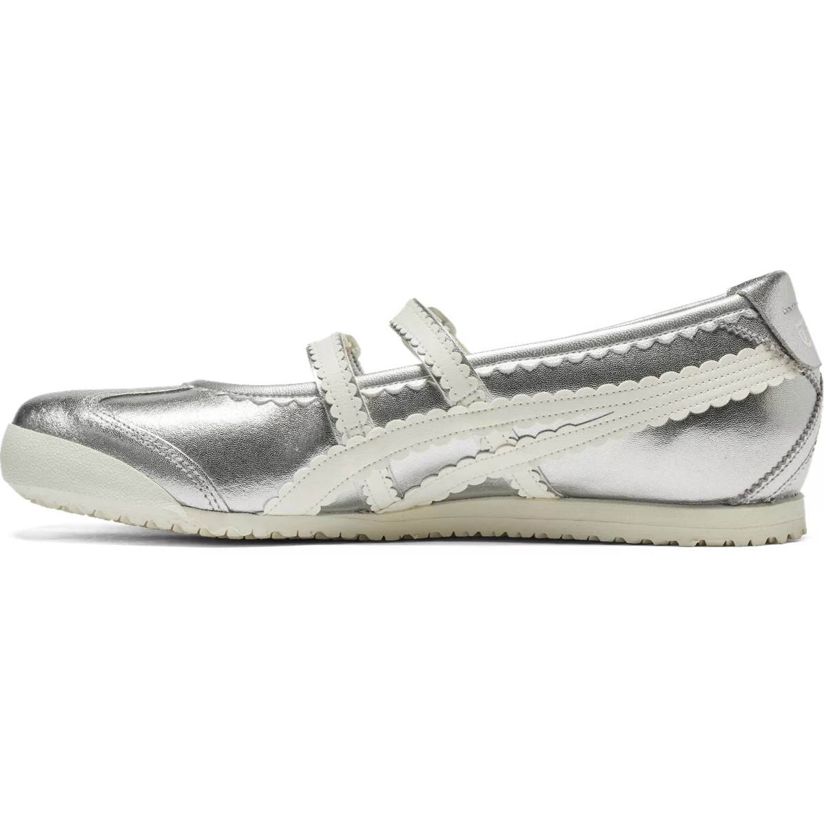 Giày búp bê nữ Onitsuka Tiger Mexico 66 TGRS Silver Cream 1182A660-020 4