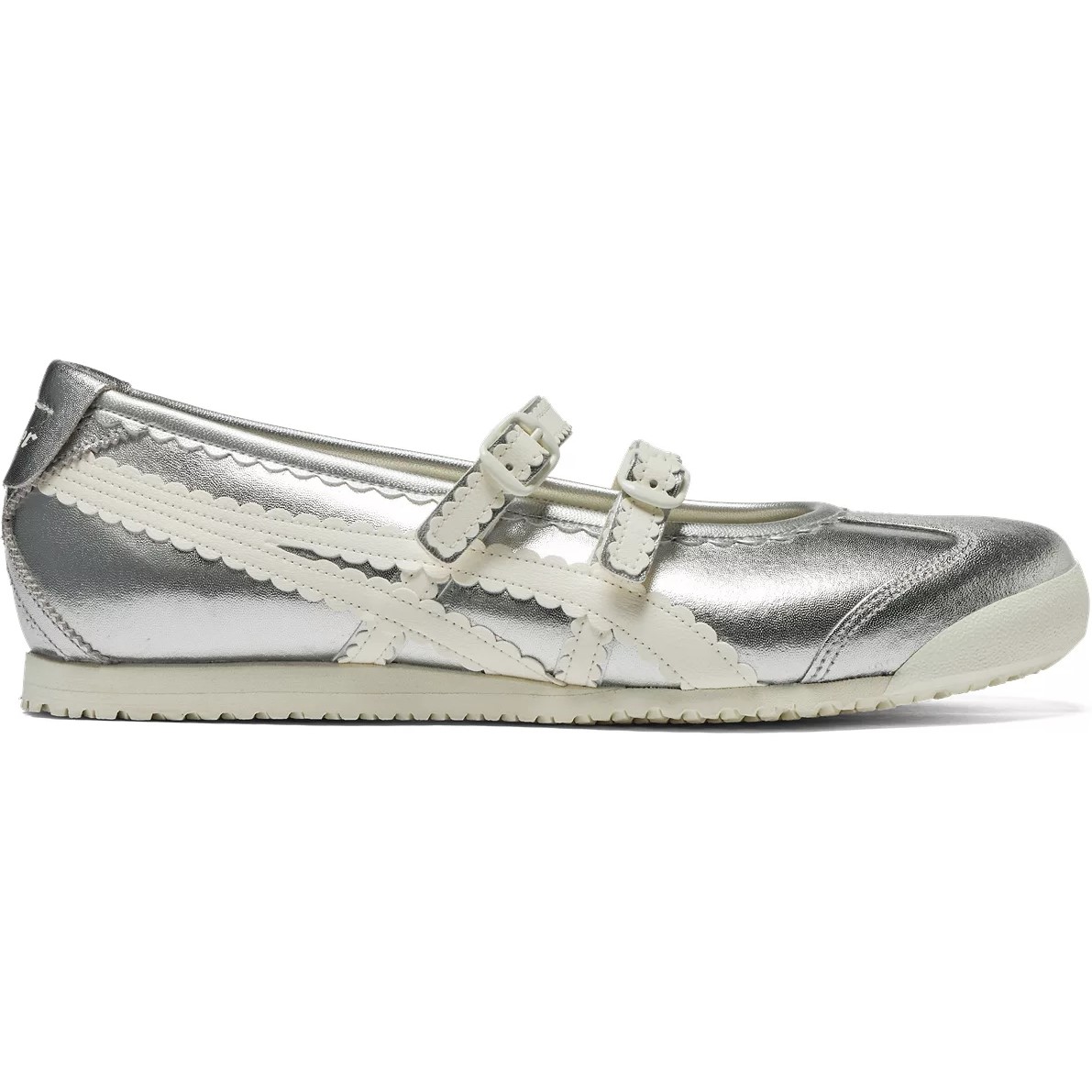 Giày búp bê nữ Onitsuka Tiger Mexico 66 TGRS Silver Cream 1182A660-020 5