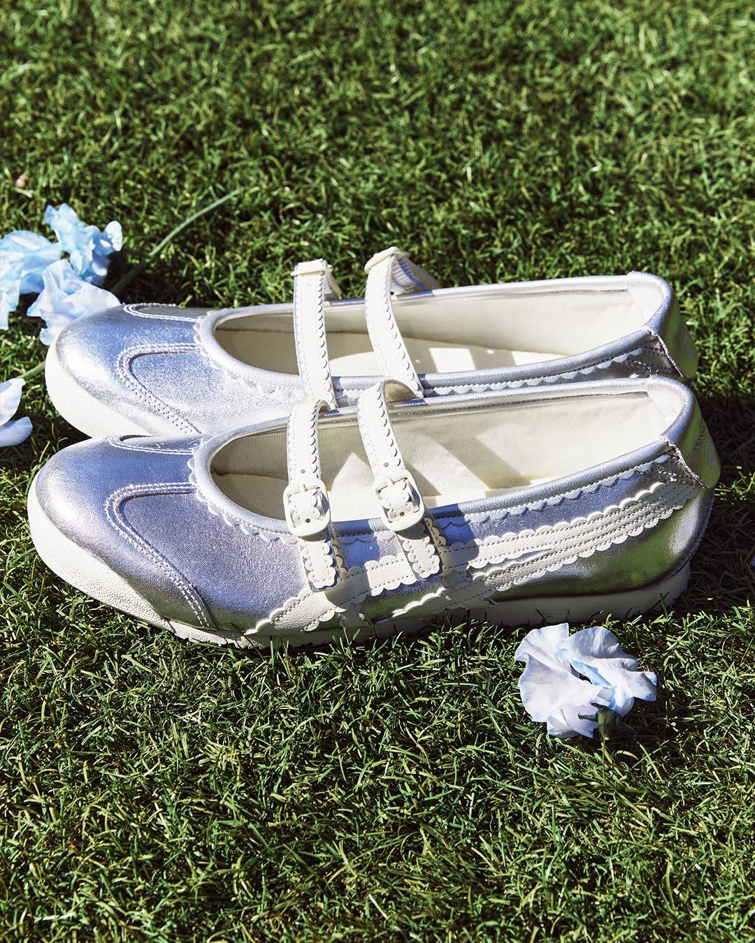 Giày búp bê nữ Onitsuka Tiger Mexico 66 TGRS Silver Cream 1182A660-020 6
