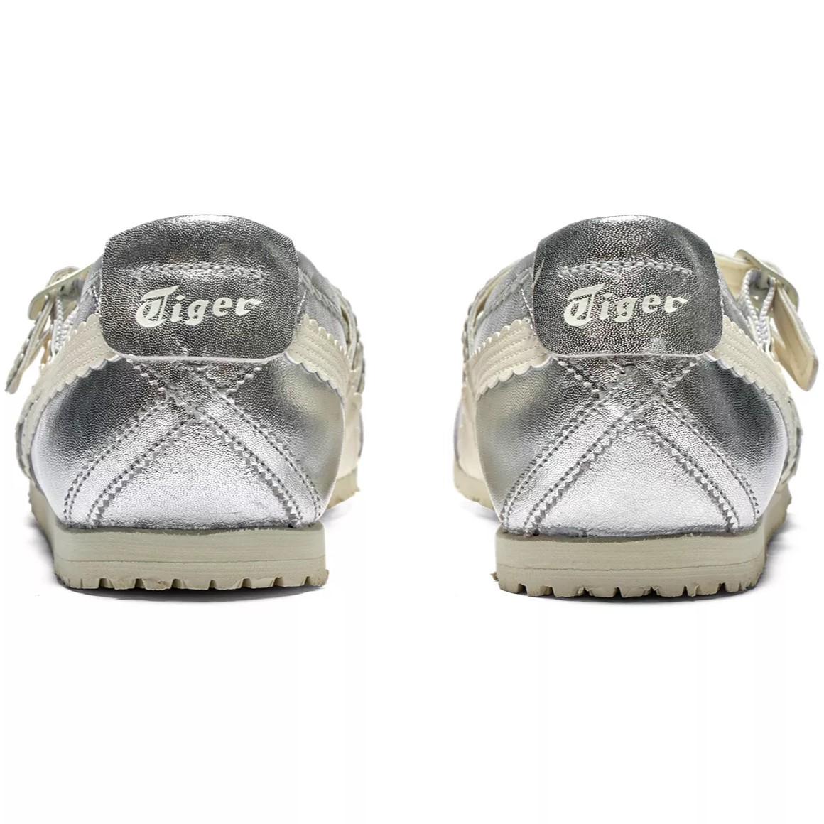 Giày búp bê nữ Onitsuka Tiger Mexico 66 TGRS Silver Cream 1182A660-020 13