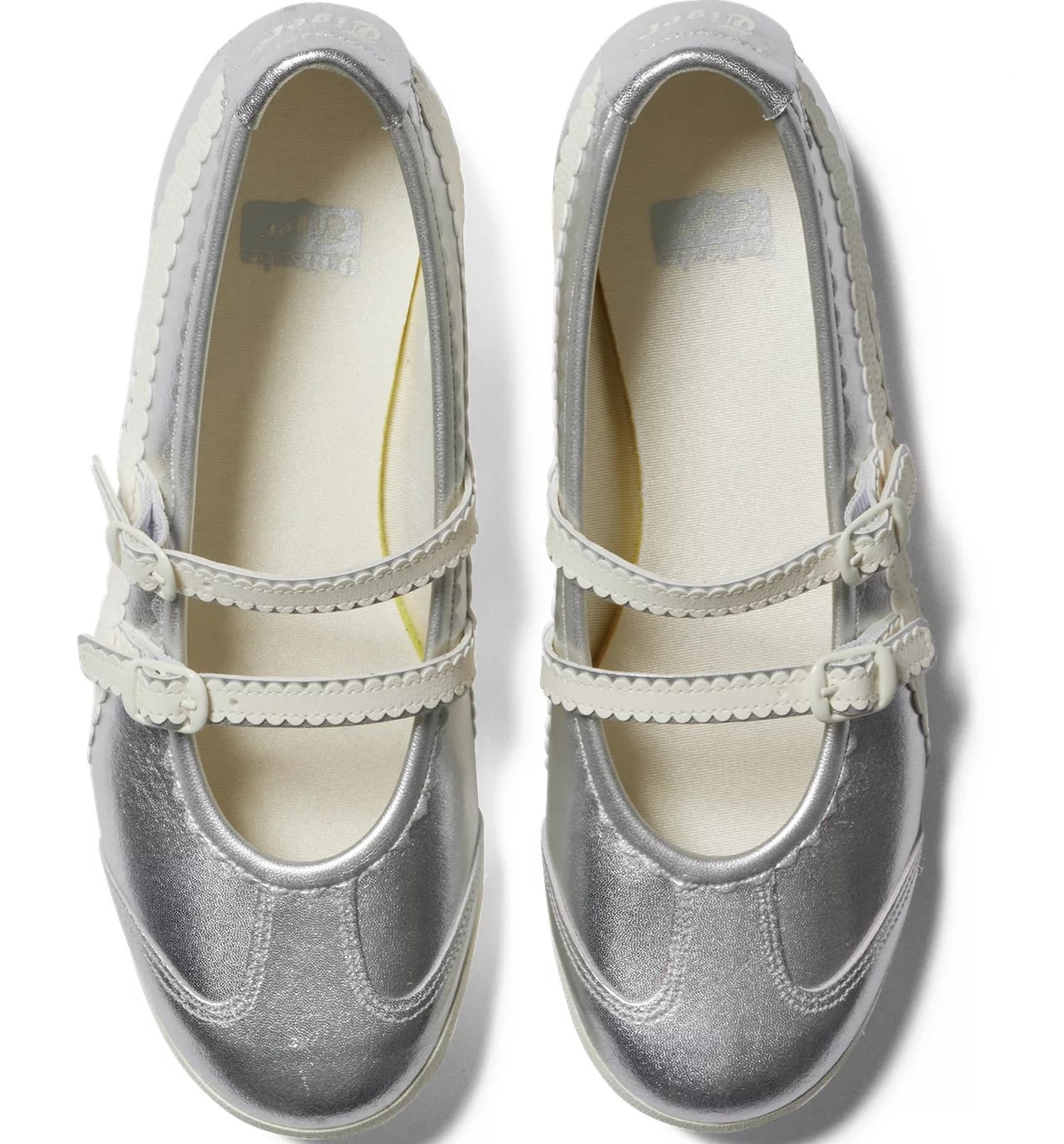 Giày búp bê nữ Onitsuka Tiger Mexico 66 TGRS Silver Cream 1182A660-020 14