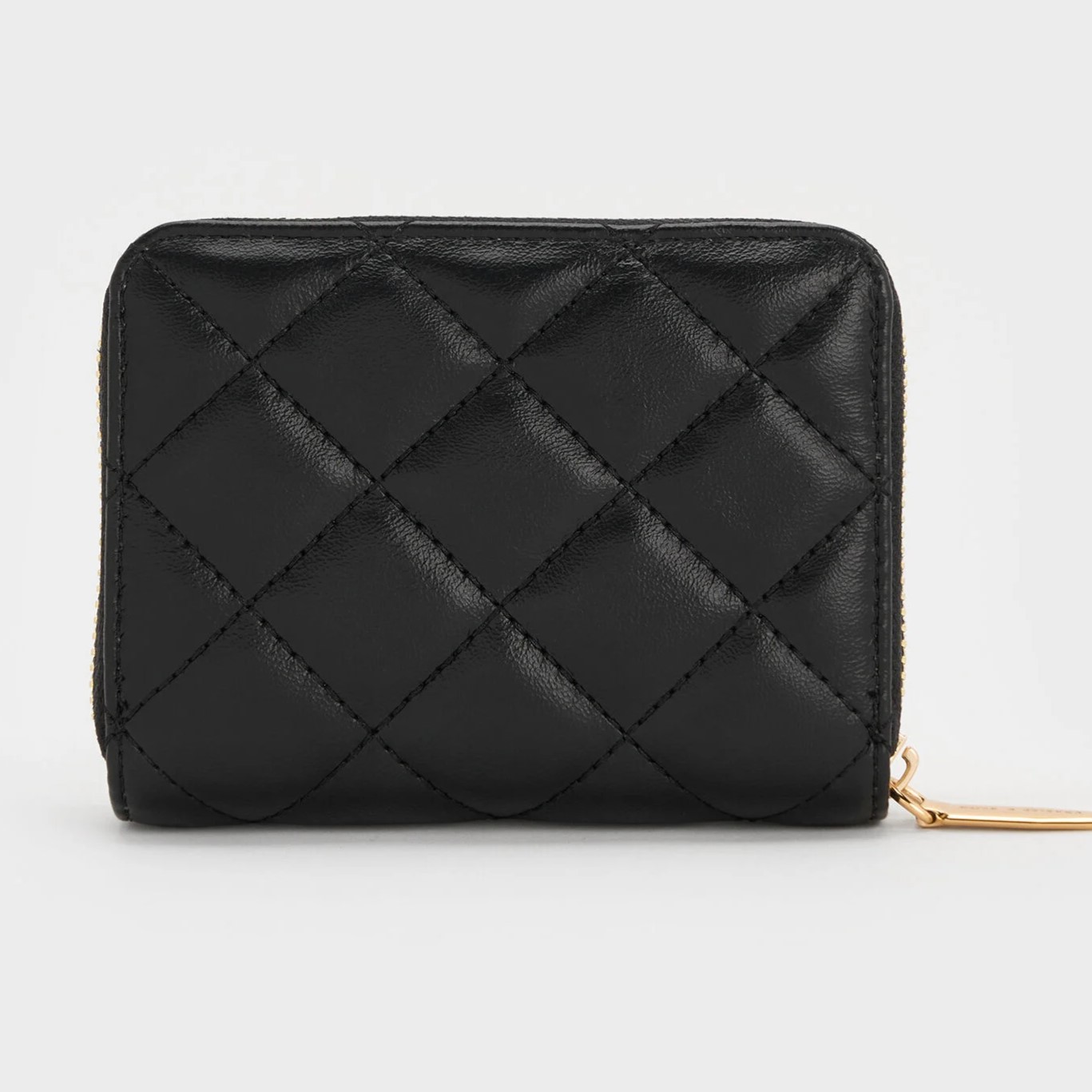 Ví ngắn nữ Charles Keith Alva Quilted Zip Around Wallet CK6-10770678 2