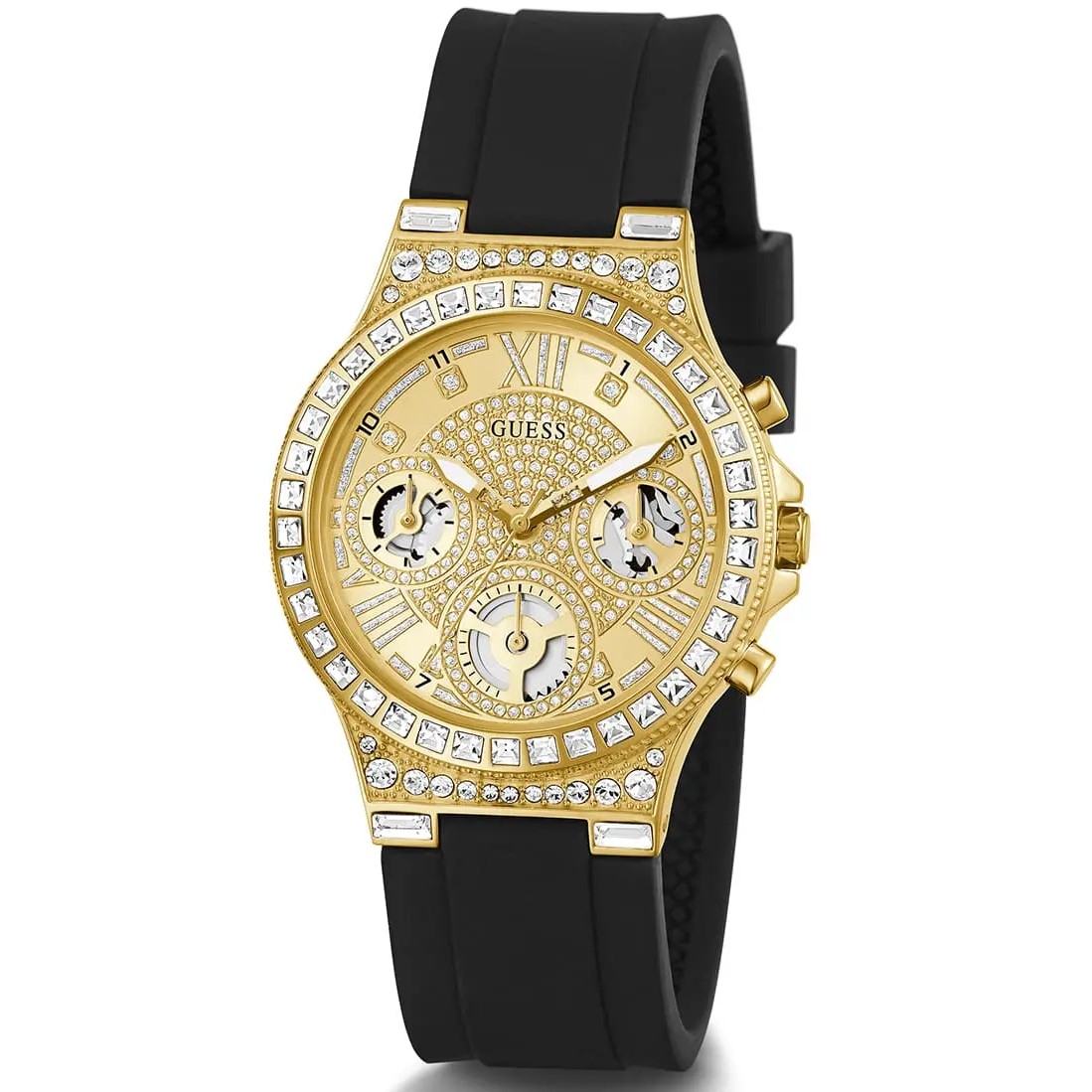 Đồng hồ đeo tay nữ Guess Moonlight Black Tone Watch GW0257L1 13