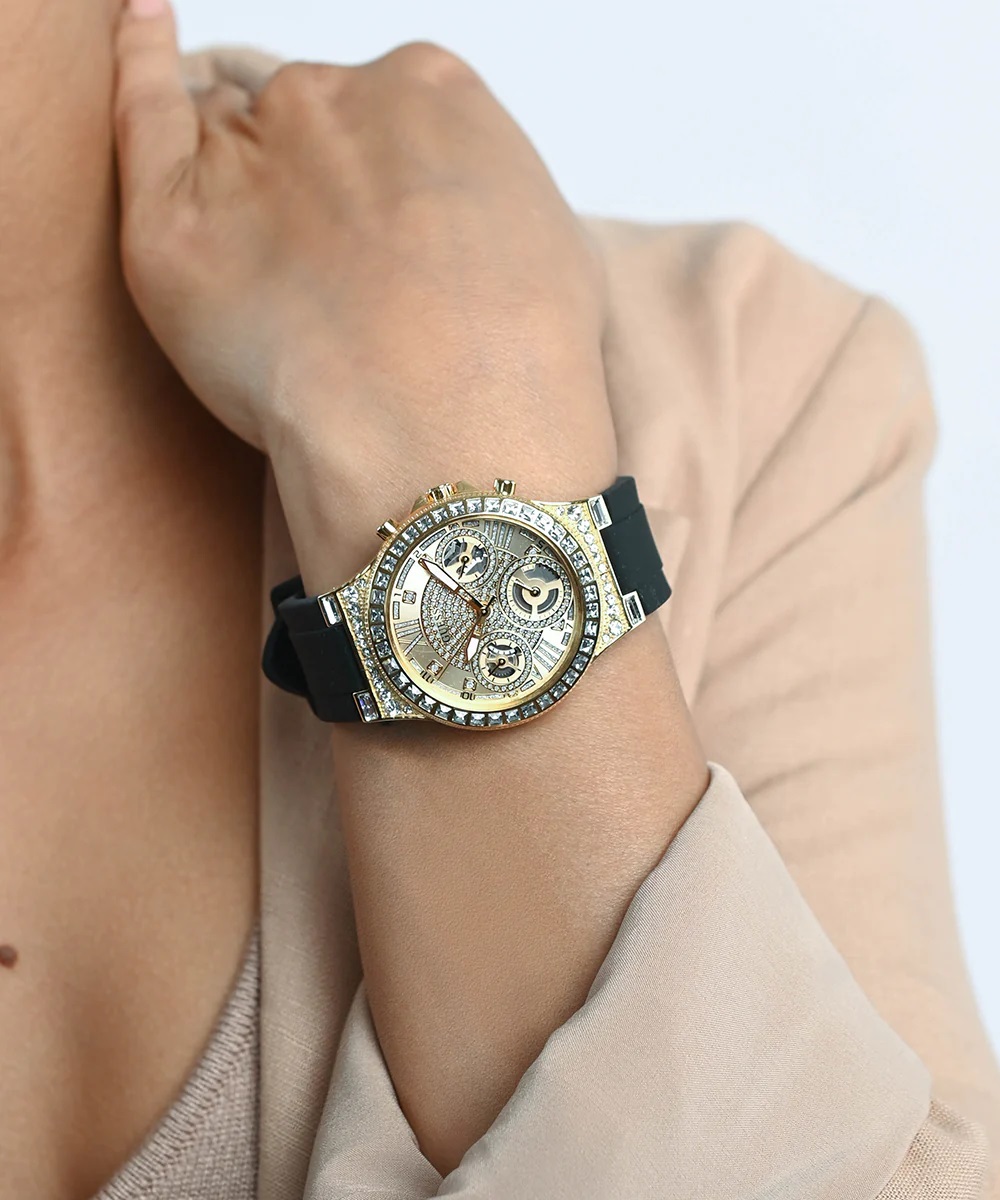Đồng hồ đeo tay nữ Guess Moonlight Black Tone Watch GW0257L1 15