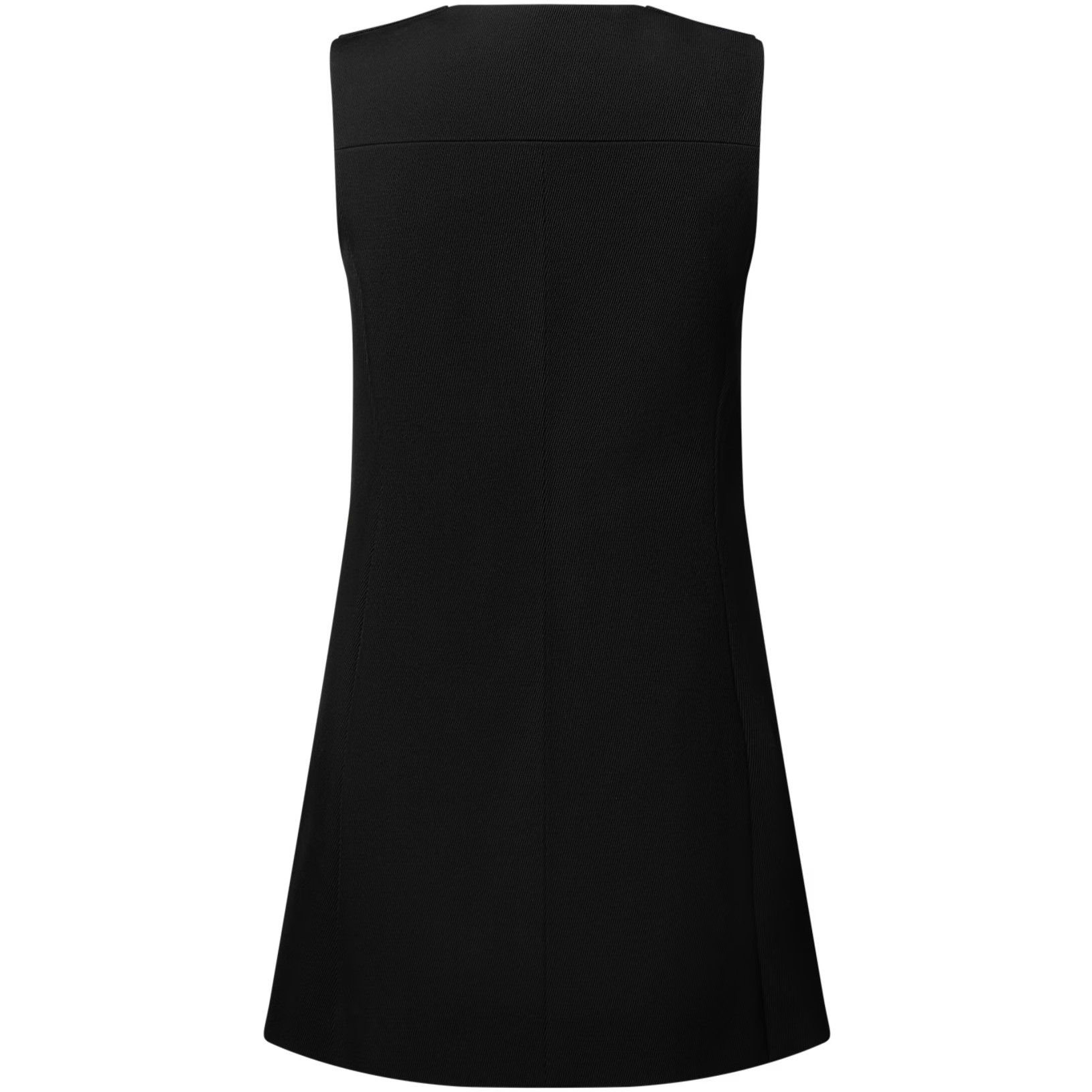 Đầm đen LV Louis Vuitton Button Detail Apron Dress 1