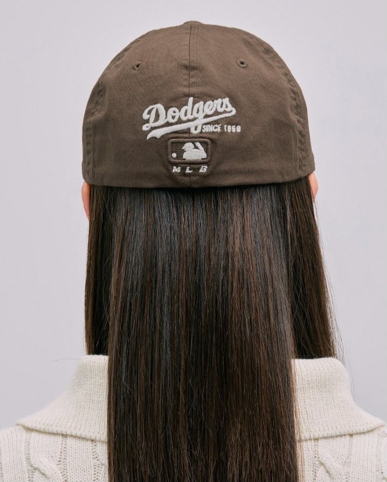 Nón kết MLB LA Unisex Fielder Flex Ball Cap LA Dodgers Brown 3ACP1901N-07BRS 5