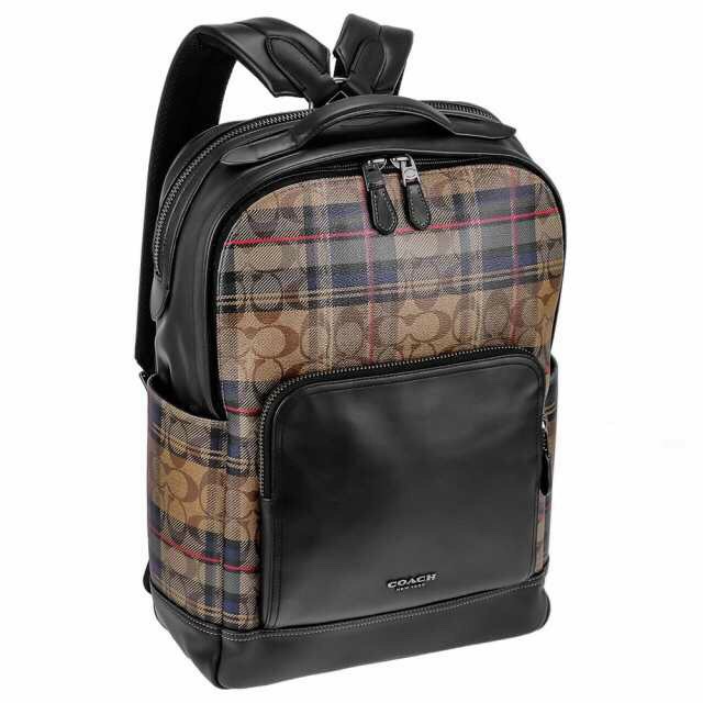 BALO GRAHAM BACKPACK IN SIDNATURE CANVAS WITH PLAID PRINT 1