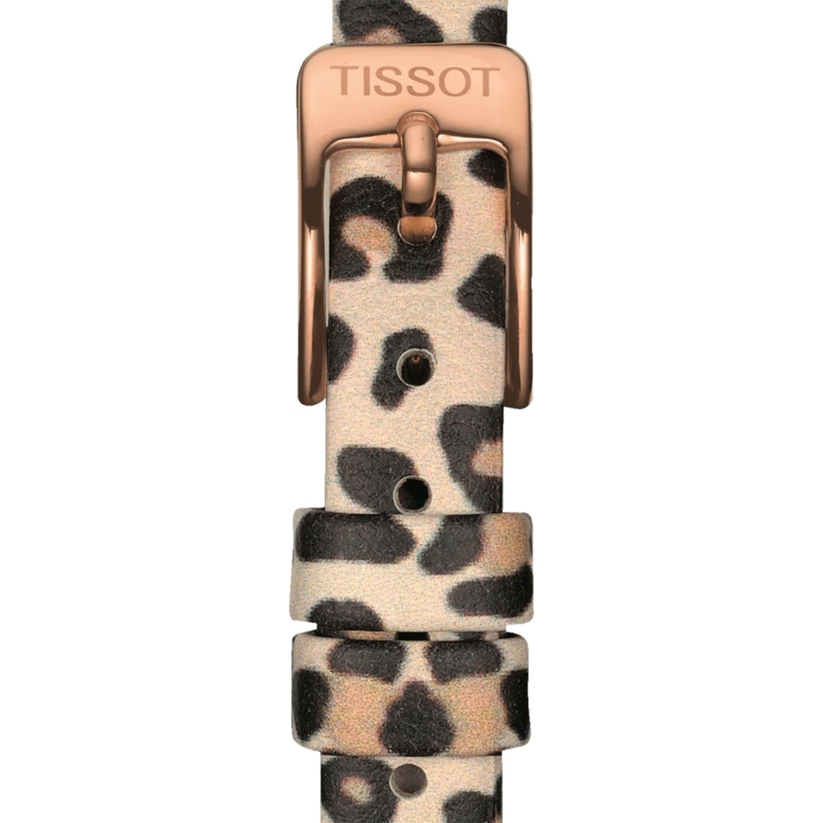 Đồng hồ nữ dây da beo Tissot Lovely Square Texture Watch T058.109.37.036.00 1