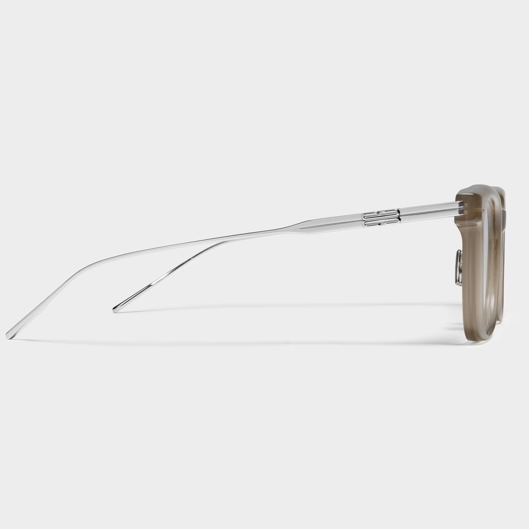 Kính mát GM gọng cận Gentle Monster Zin BRC9 Clear Lenses Translucent Brown Acetate Frame 1