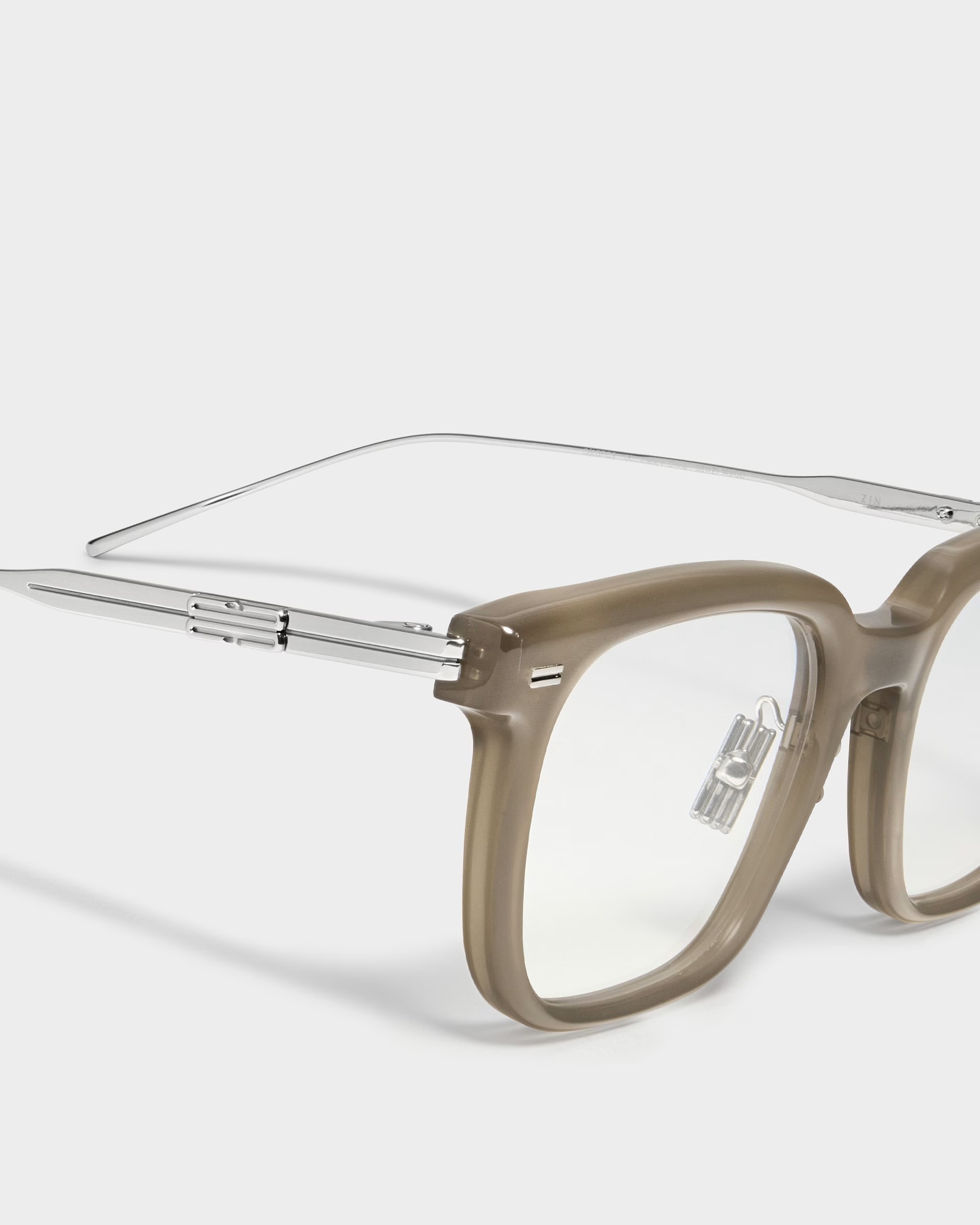 Kính mát GM gọng cận Gentle Monster Zin BRC9 Clear Lenses Translucent Brown Acetate Frame 8