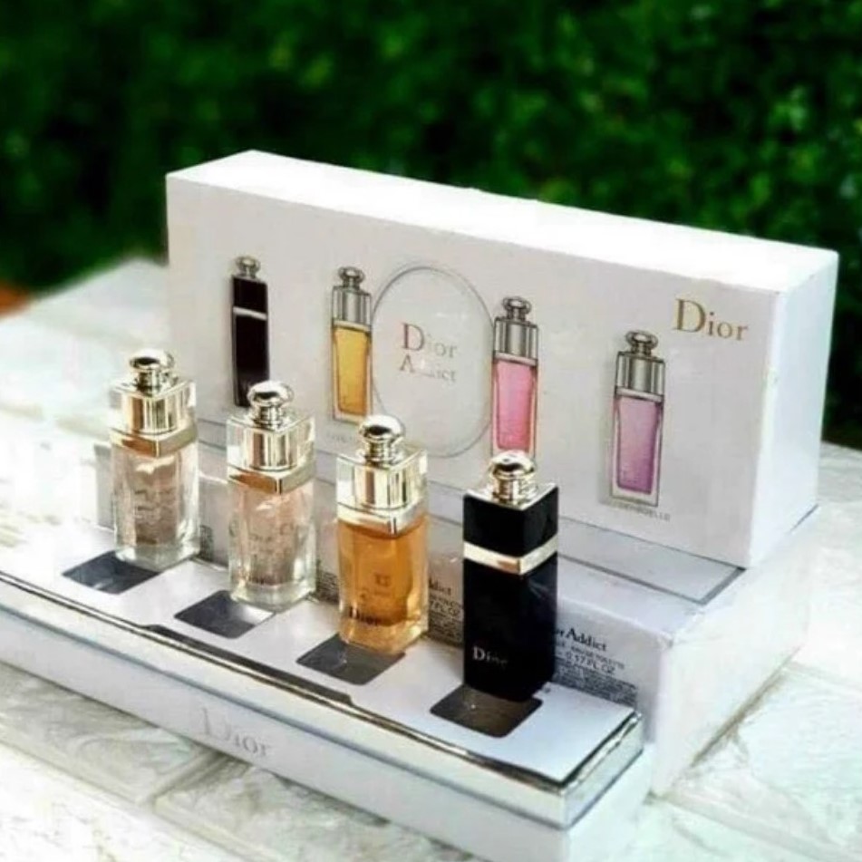 Set Nước Hoa Dior Mini 4 Chai x 5ml Addict LA Collection