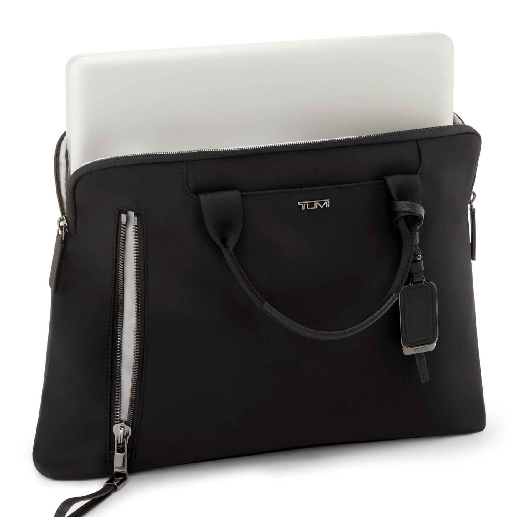 Cặp văn phòng Tumi Voyageur Benin Laptop Carrier Black Gunmetal 4