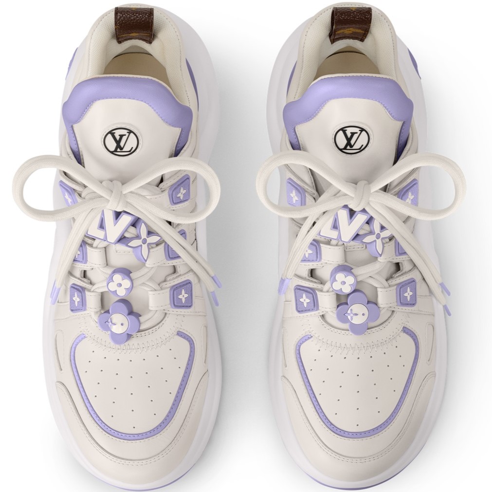 Giày thể thao LV nữ Louis Vuitton Archlight Sneaker Violet Calfskin 1AD291 4