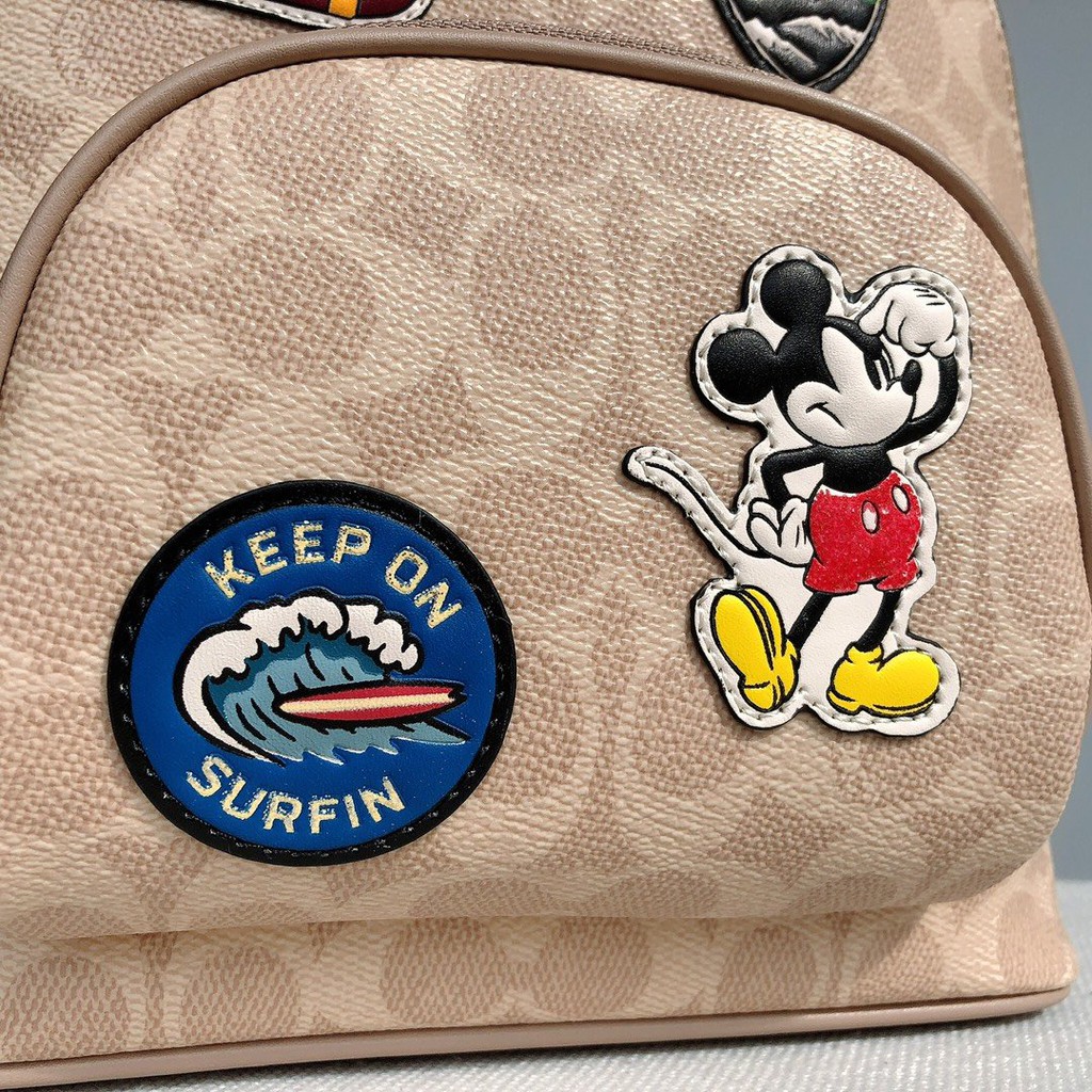 BALO COACH HỌA TIẾT CHUỘT CARRIE BACKPACK 23 DISNEY COLLABORATION MICKEY MOUSE 11