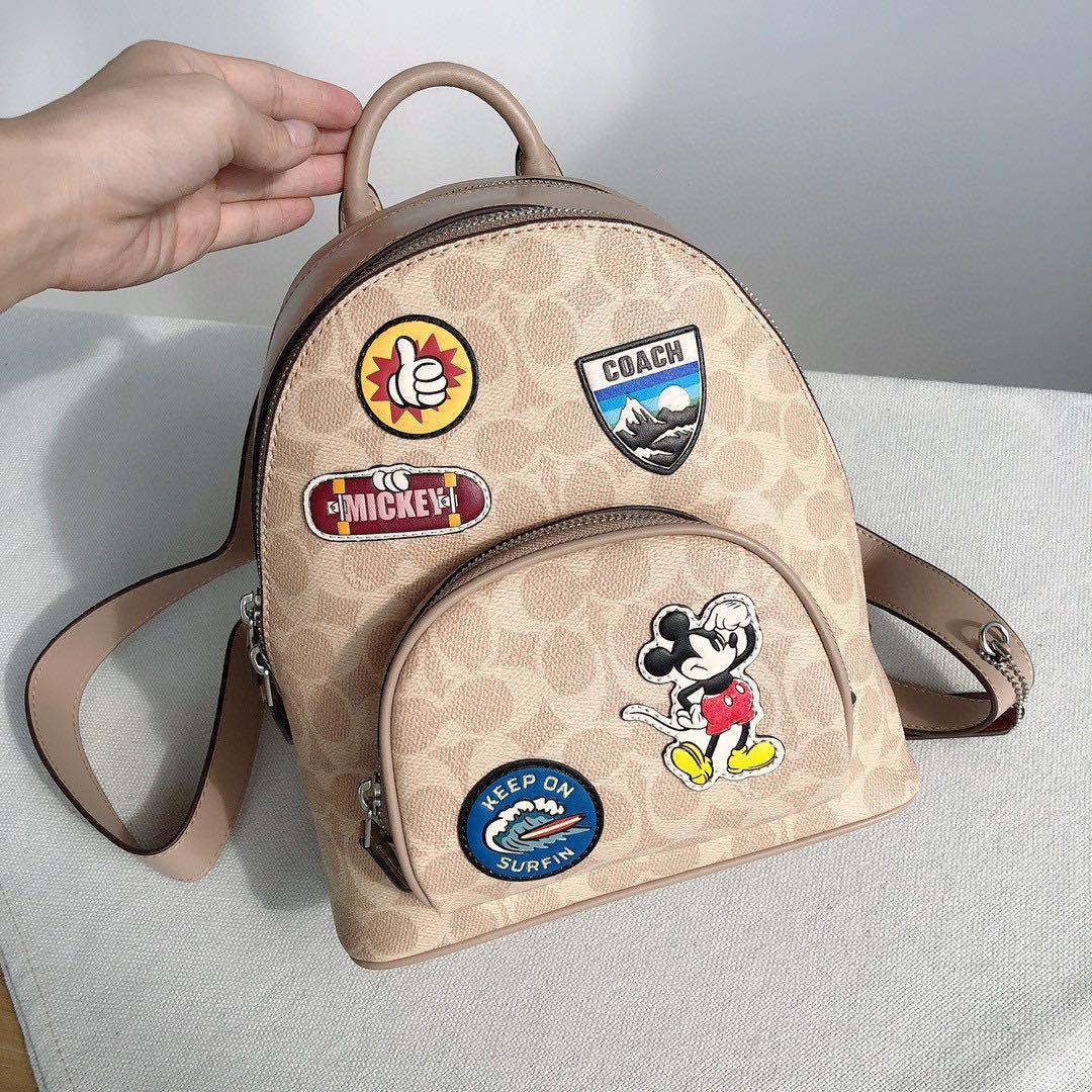 BALO COACH HỌA TIẾT CHUỘT CARRIE BACKPACK 23 DISNEY COLLABORATION MICKEY MOUSE 13