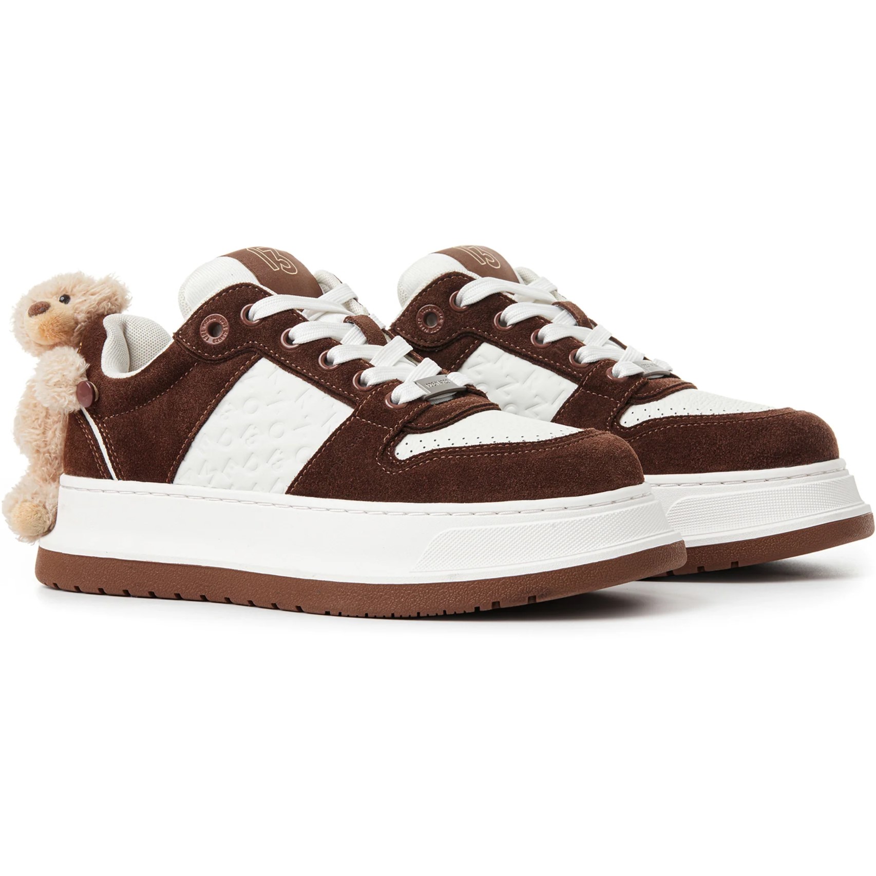 Giày thể thao Gấu Teddy 13DE MARZO Bear Thick Base Sneaker Khaki 4