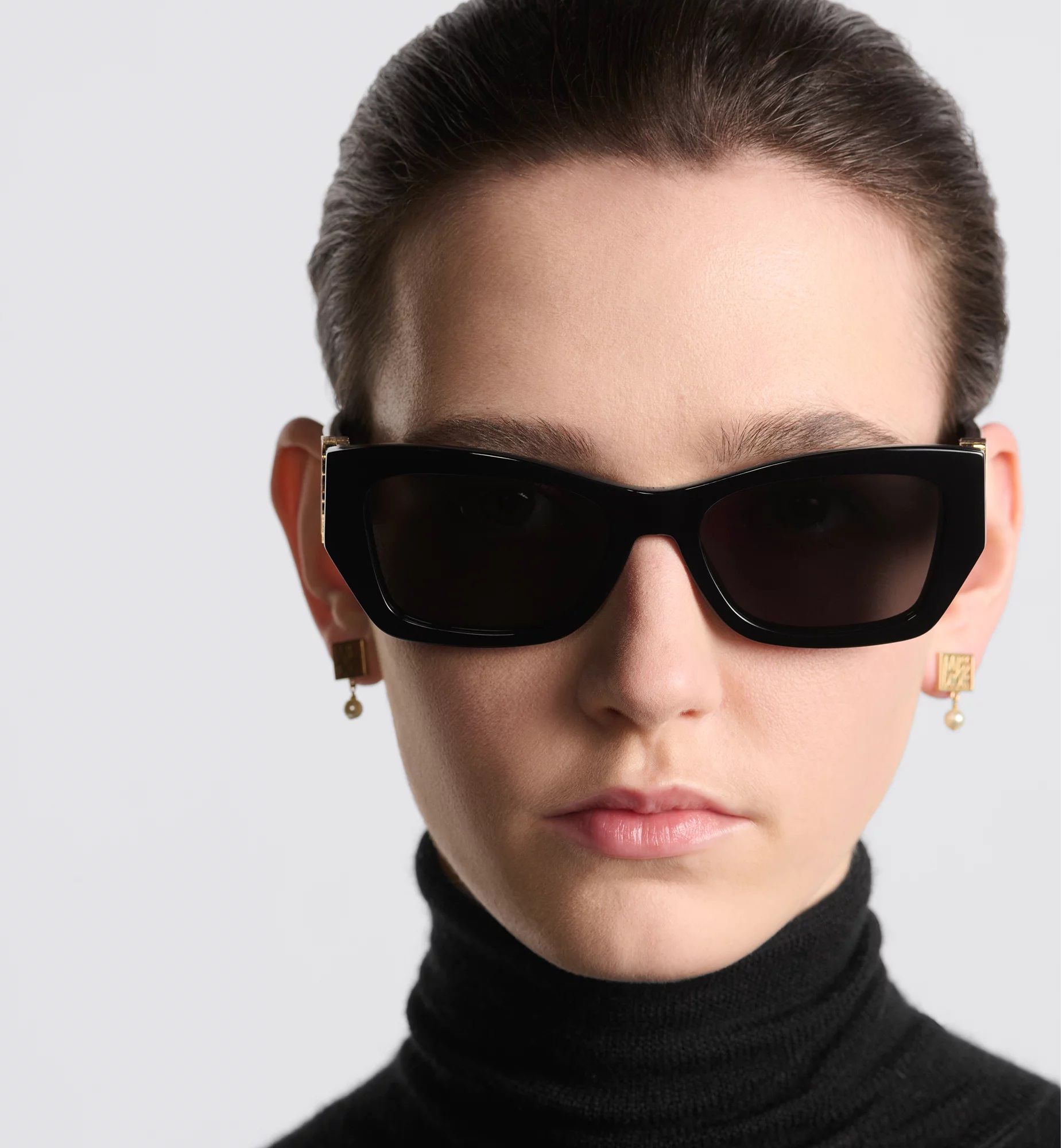 Kính mát Dior MissDior S1F Black Rectangular Sunglasses 2