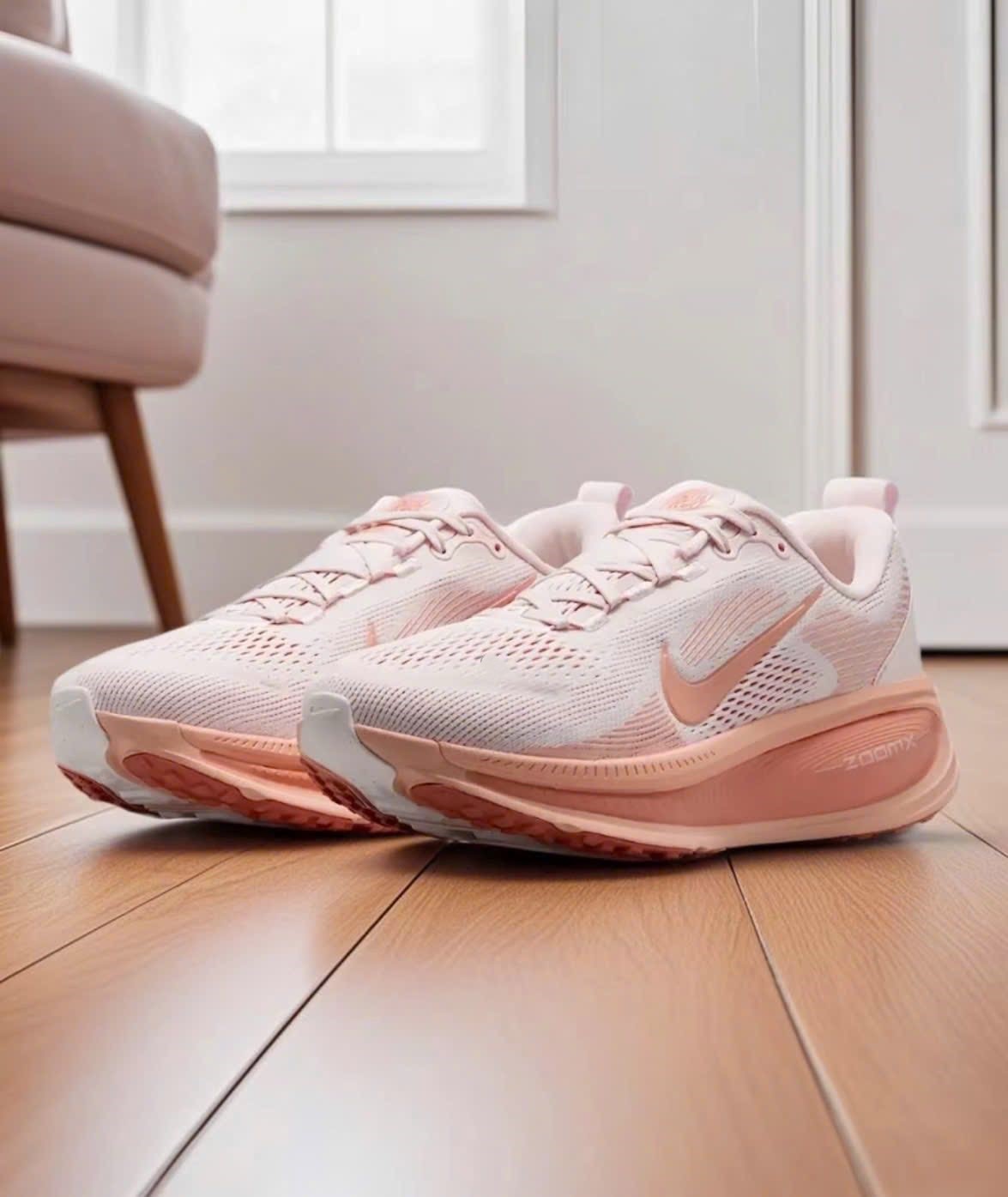 Giày thể thao Nike nữ Vomero 18 Running Shoes Light Soft Pink Madder Root HM6804-601 2