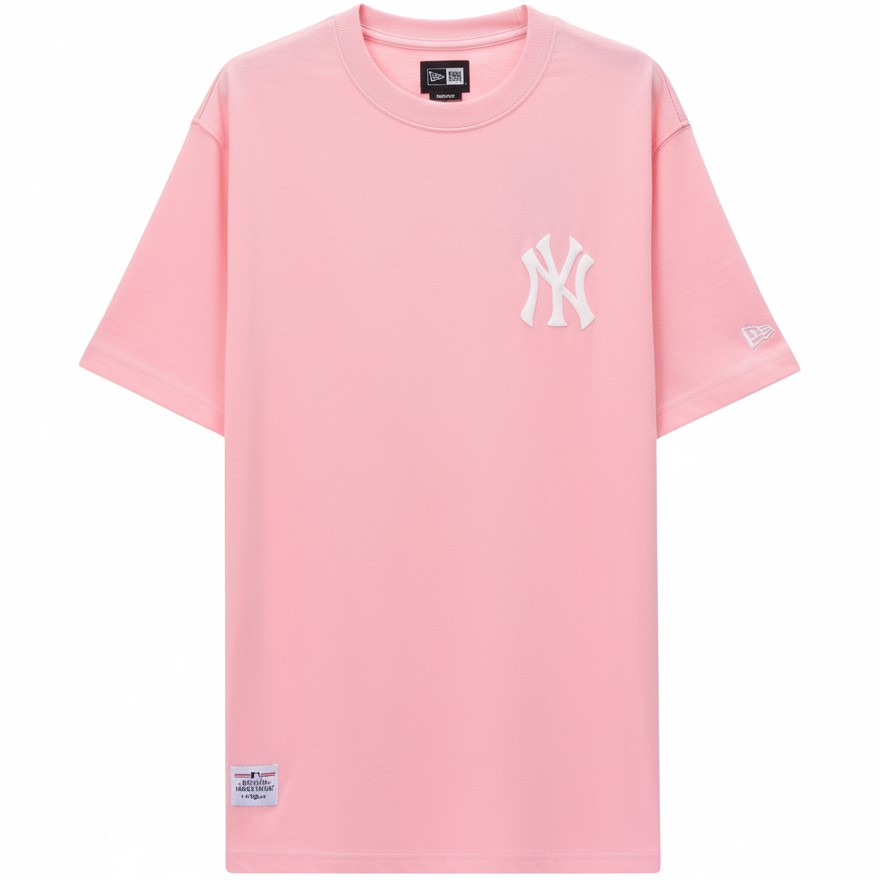Áo thun nữ New Era New York Yankees Flowers T-shirt Pink 1