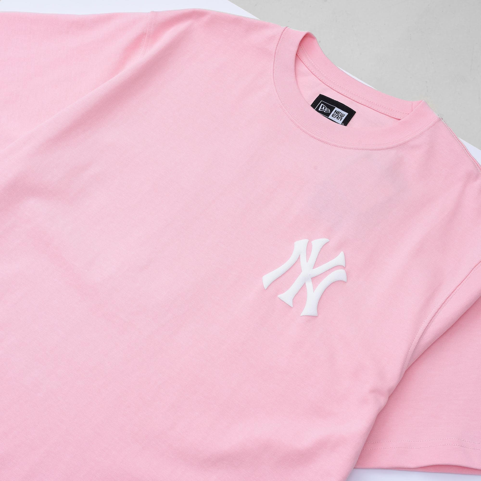 Áo thun nữ New Era New York Yankees Flowers T-shirt Pink 4