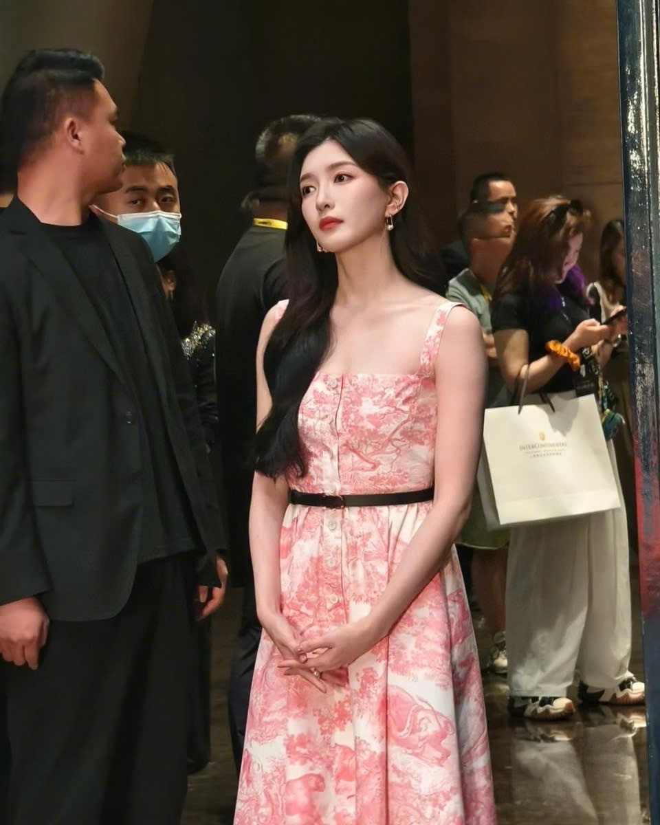 Áo đầm Dior Dioriviera Flared Mid-Length Dress 10