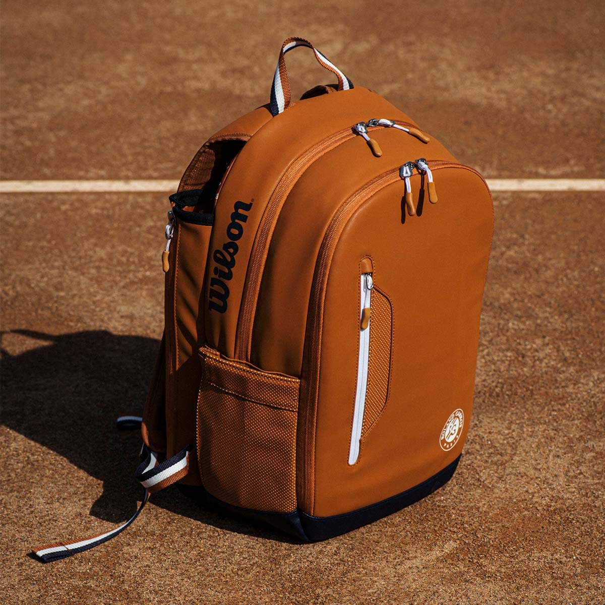 Balo Pickleball Wilson Roland Garros Tour Backpack Brown 3
