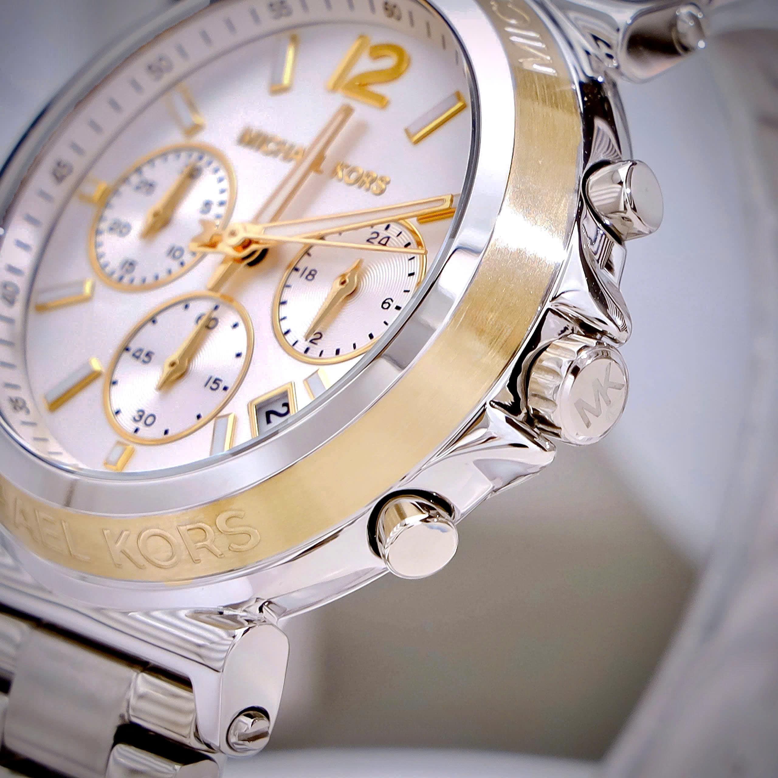 Đồng hồ đeo tay nữ Michael Kors Maren Ladies Chronograph Watch MK7495 3