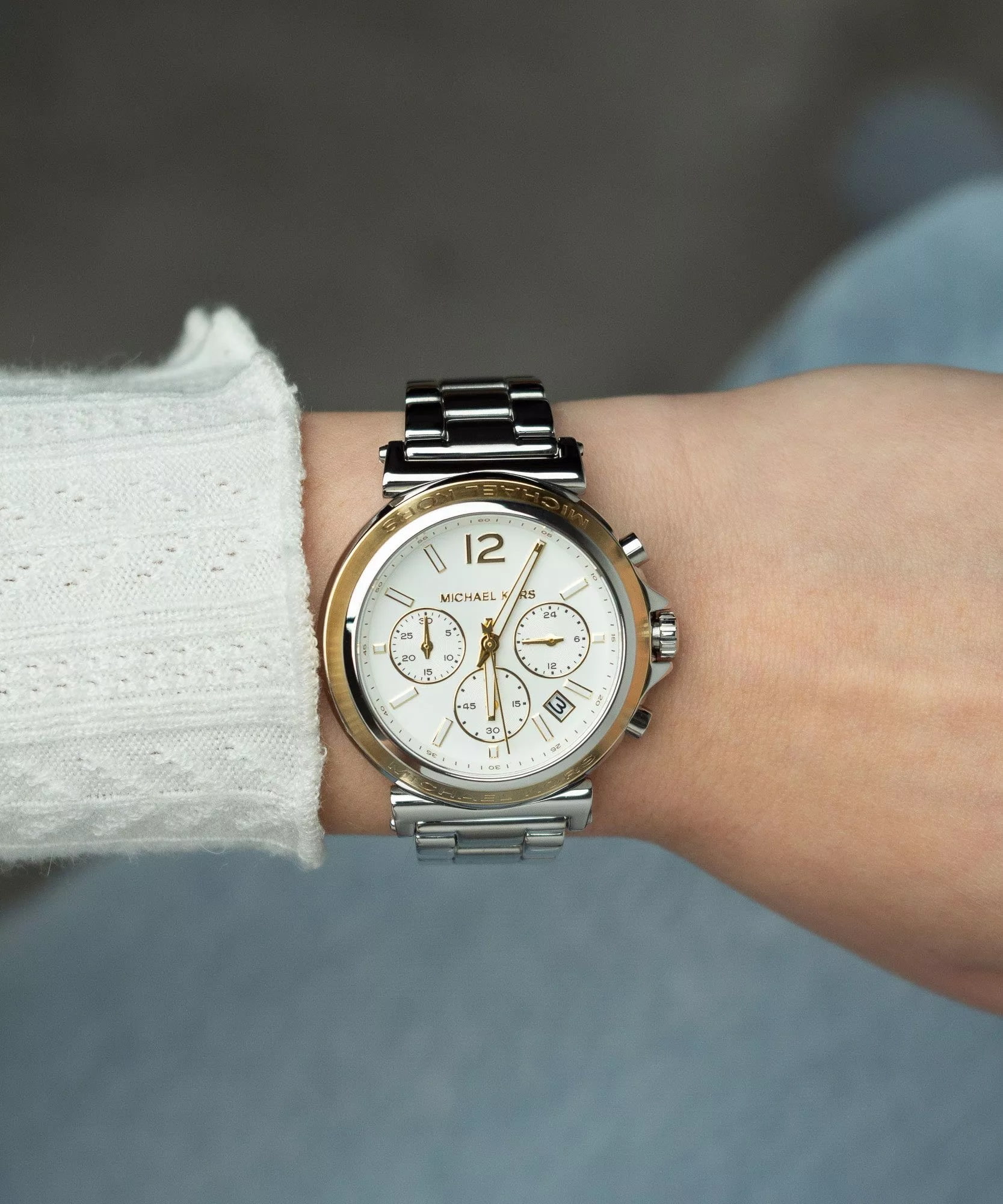 Đồng hồ đeo tay nữ Michael Kors Maren Ladies Chronograph Watch MK7495 5
