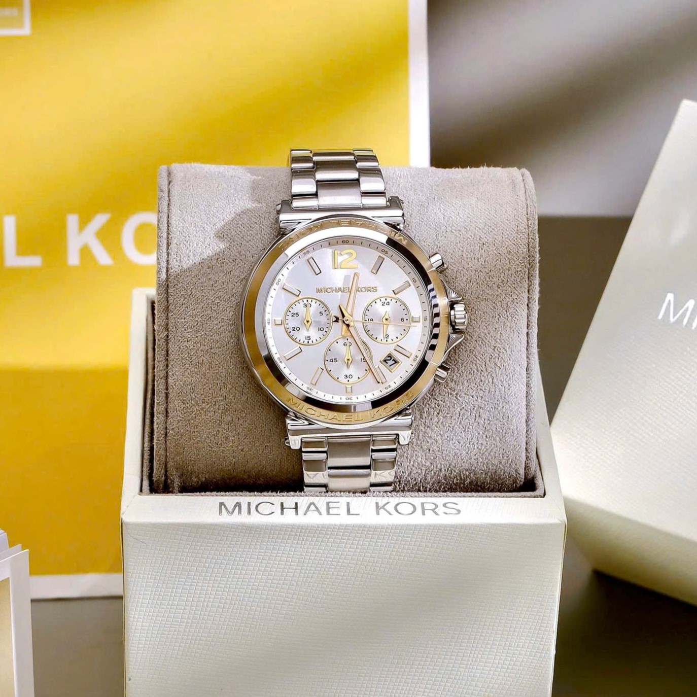 Đồng hồ đeo tay nữ Michael Kors Maren Ladies Chronograph Watch MK7495 8