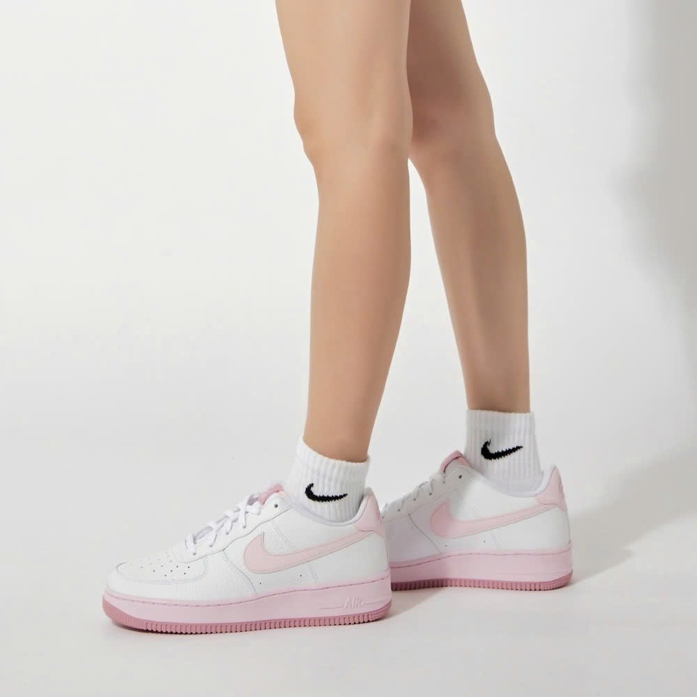 Giày thể thao Nike nữ Air Force 1 GS White Pink Foam CT3839-107 5