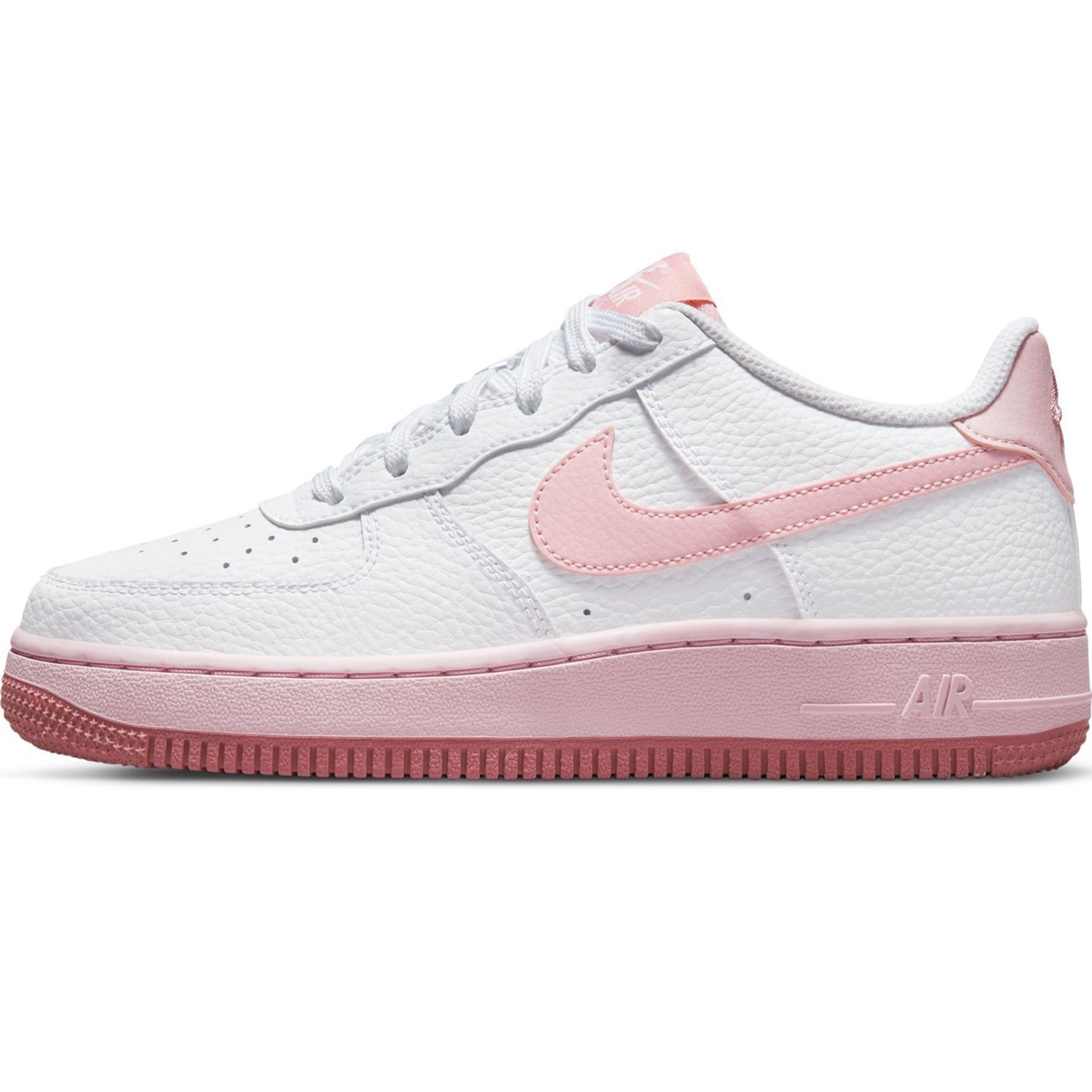 Giày thể thao Nike nữ Air Force 1 GS White Pink Foam CT3839-107 7