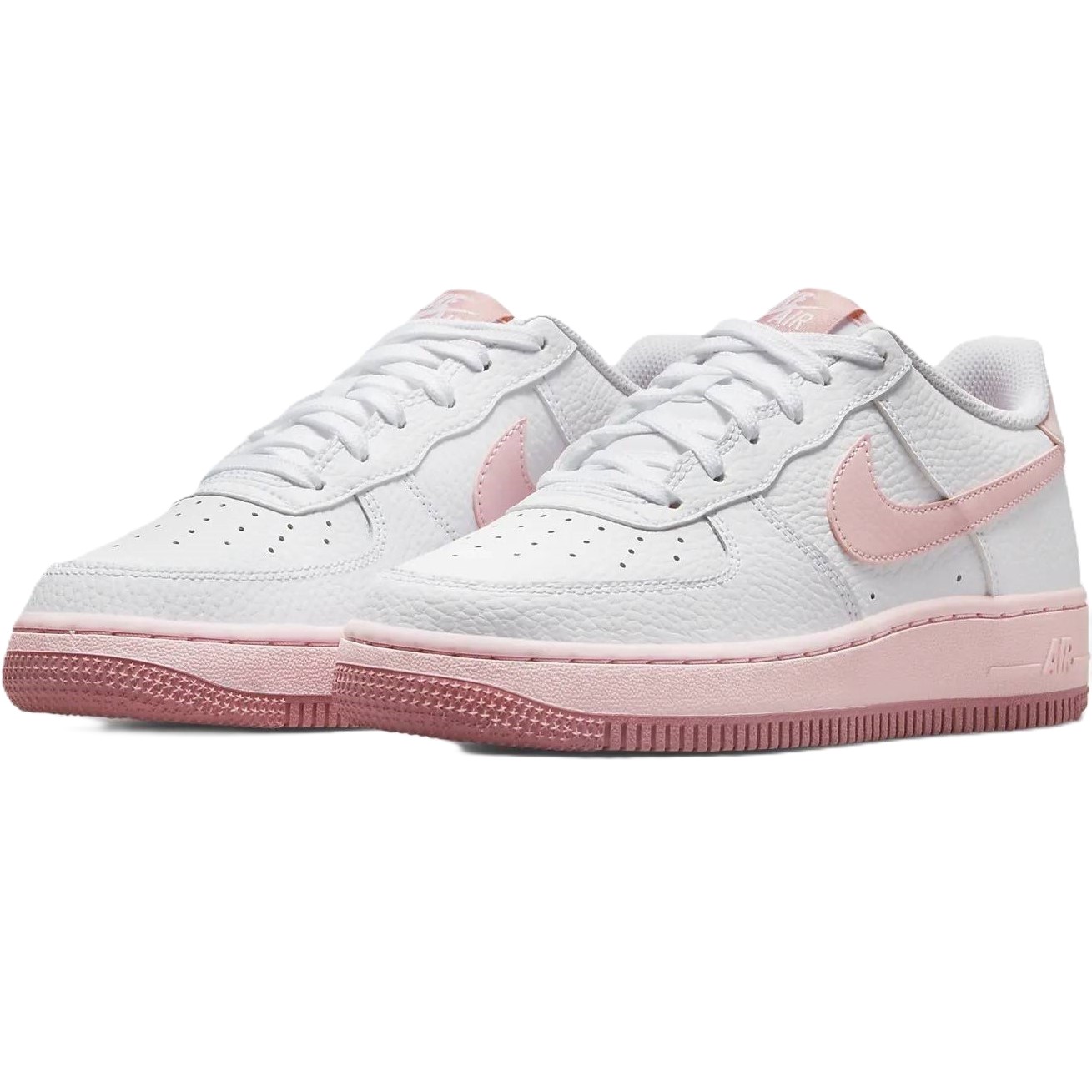Giày thể thao Nike nữ Air Force 1 GS White Pink Foam CT3839-107 10