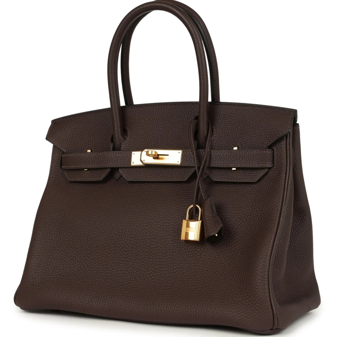 Túi xách Hermès Birkin 30 Chocolate Togo Gold Hardware 1