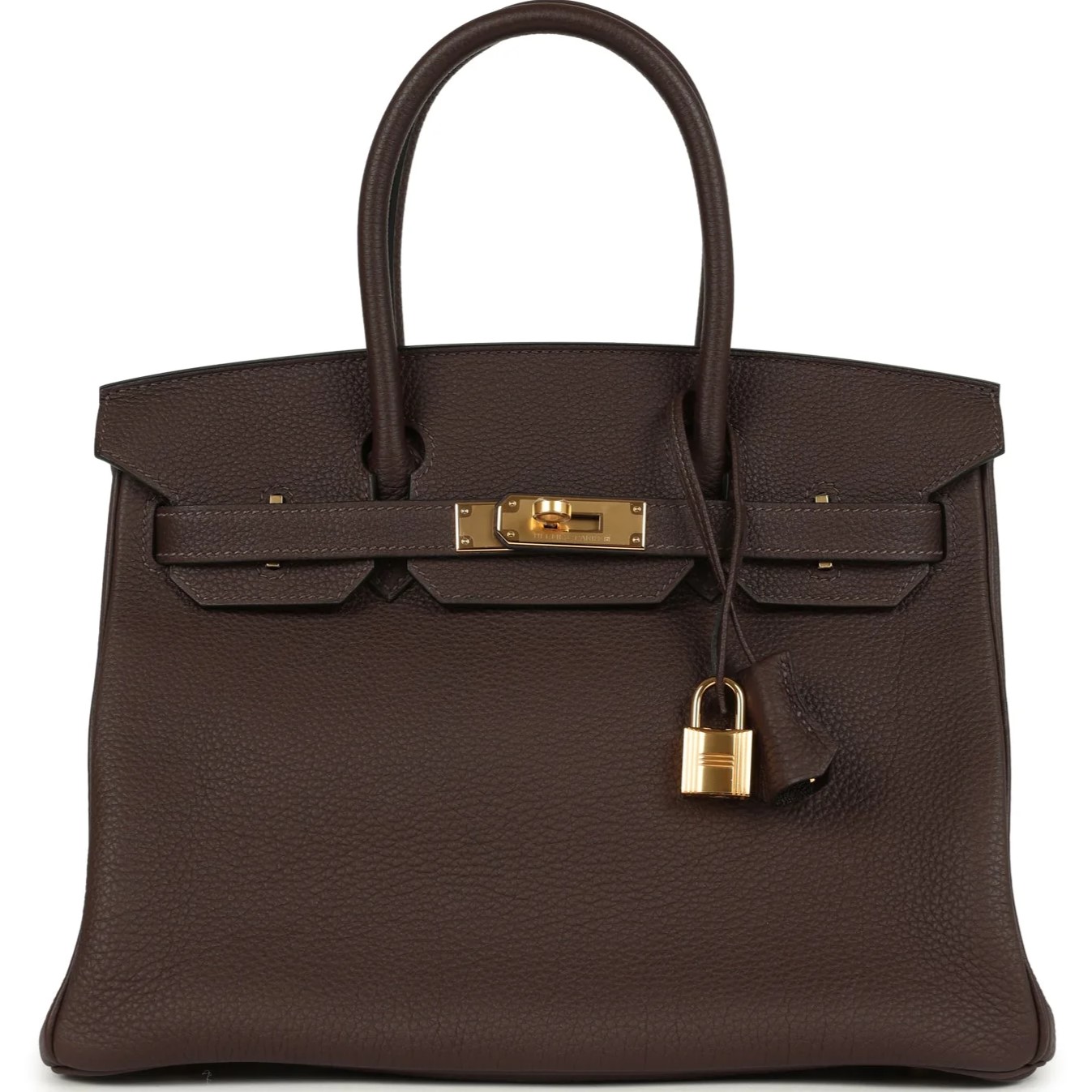Túi xách Hermès Birkin 30 Chocolate Togo Gold Hardware 4