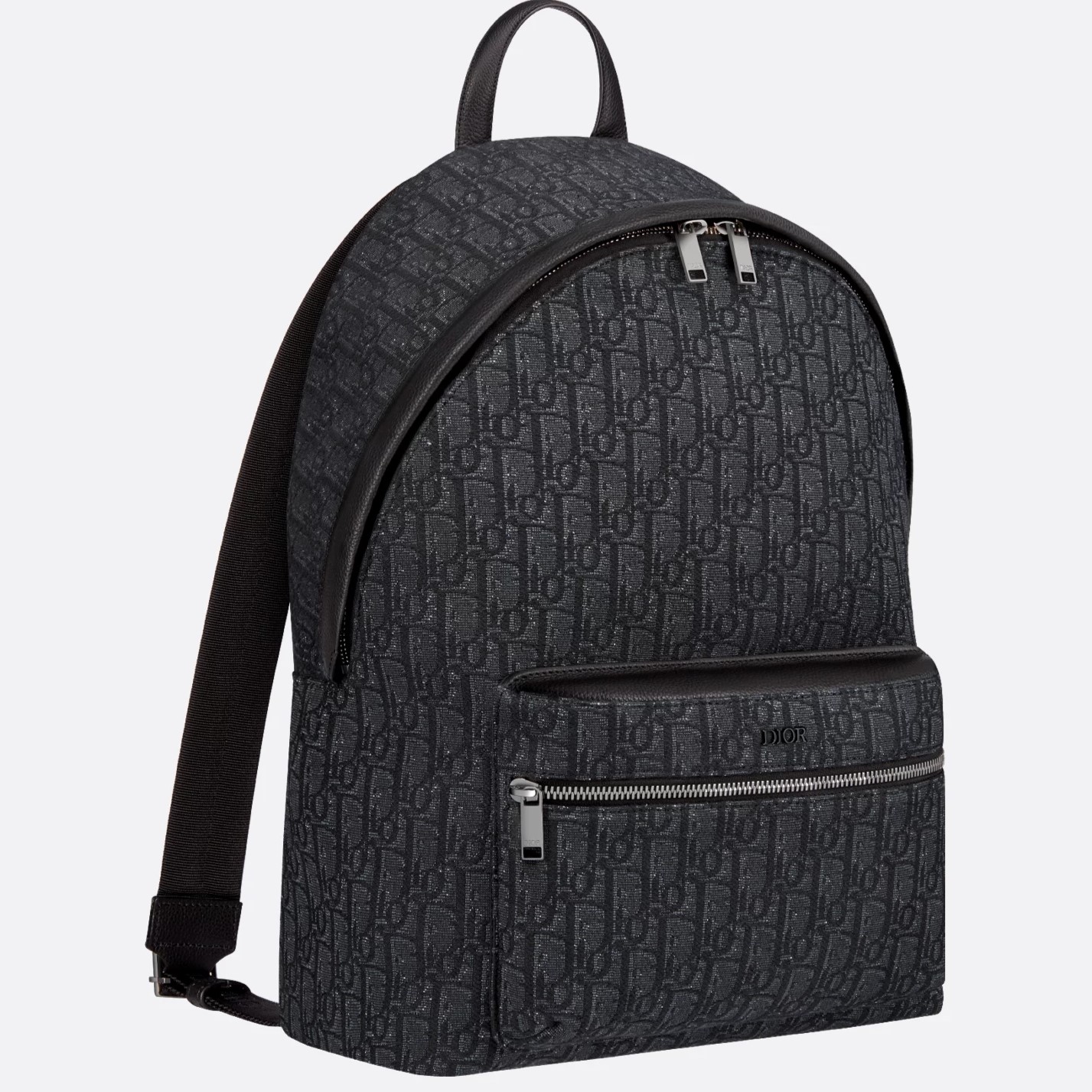 Balo unisex Dior Rider Backpack Black Dior Oblique Jacquard 4