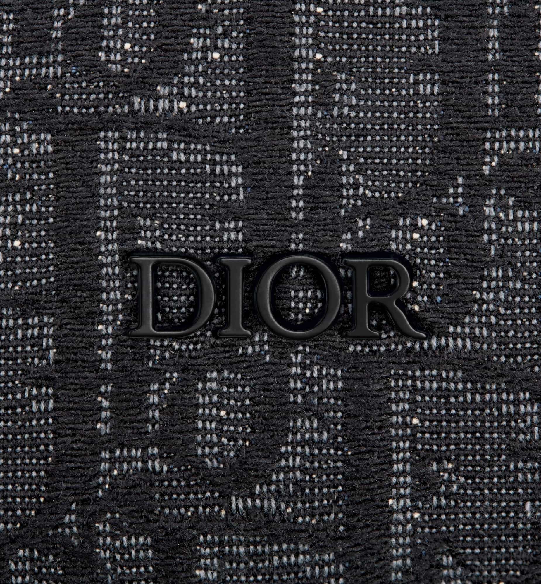 Balo unisex Dior Rider Backpack Black Dior Oblique Jacquard 2