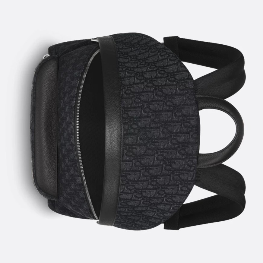Balo unisex Dior Rider Backpack Black Dior Oblique Jacquard 8