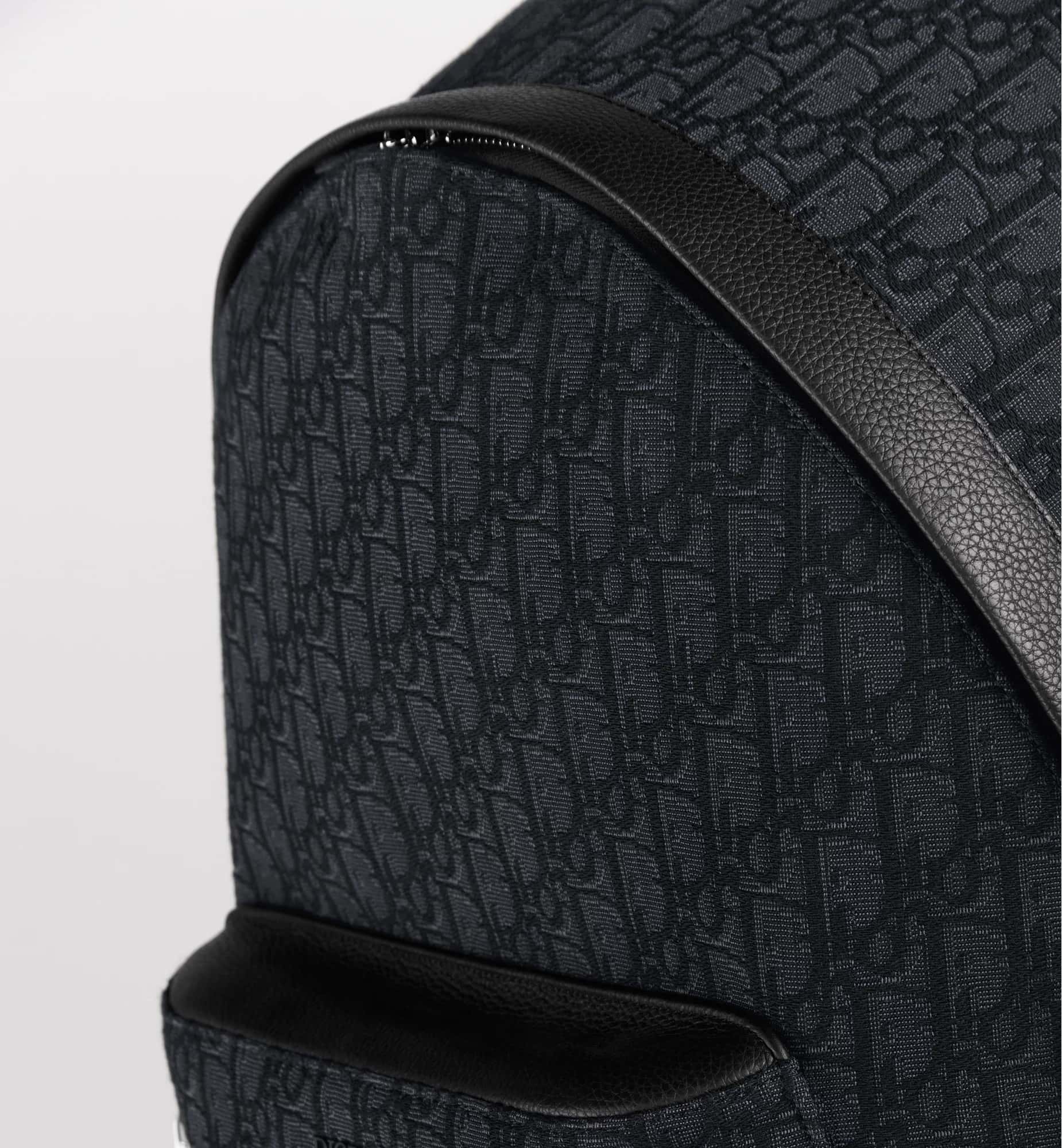 Balo unisex Dior Rider Backpack Black Dior Oblique Jacquard 9