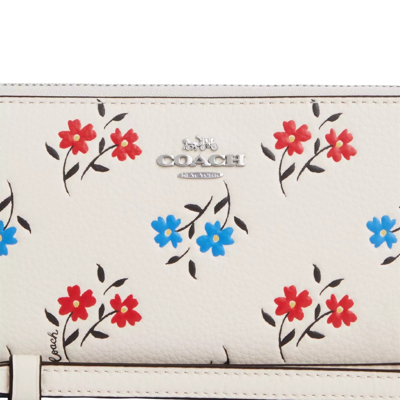 Ví cầm tay Coach nữ dài Long Zip Around Wallet With Floral Print CT919 1