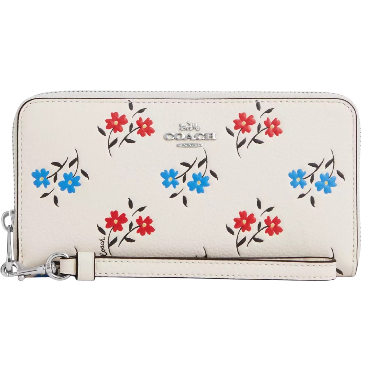 Ví cầm tay Coach nữ dài Long Zip Around Wallet With Floral Print CT919 2