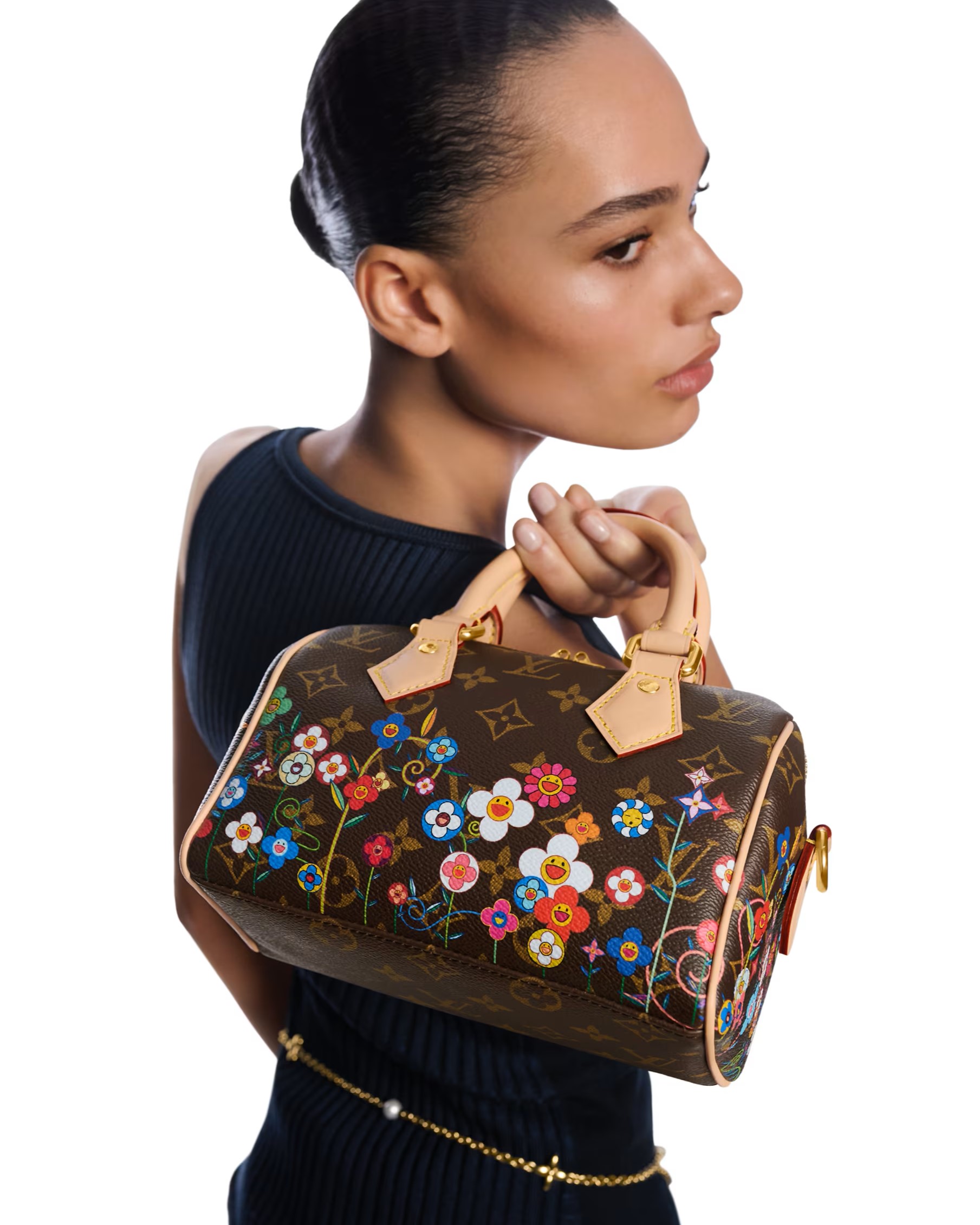 Túi xách LV nữ Louis Vuitton Speedy Bandoulière 20 LV x TM M14175 5